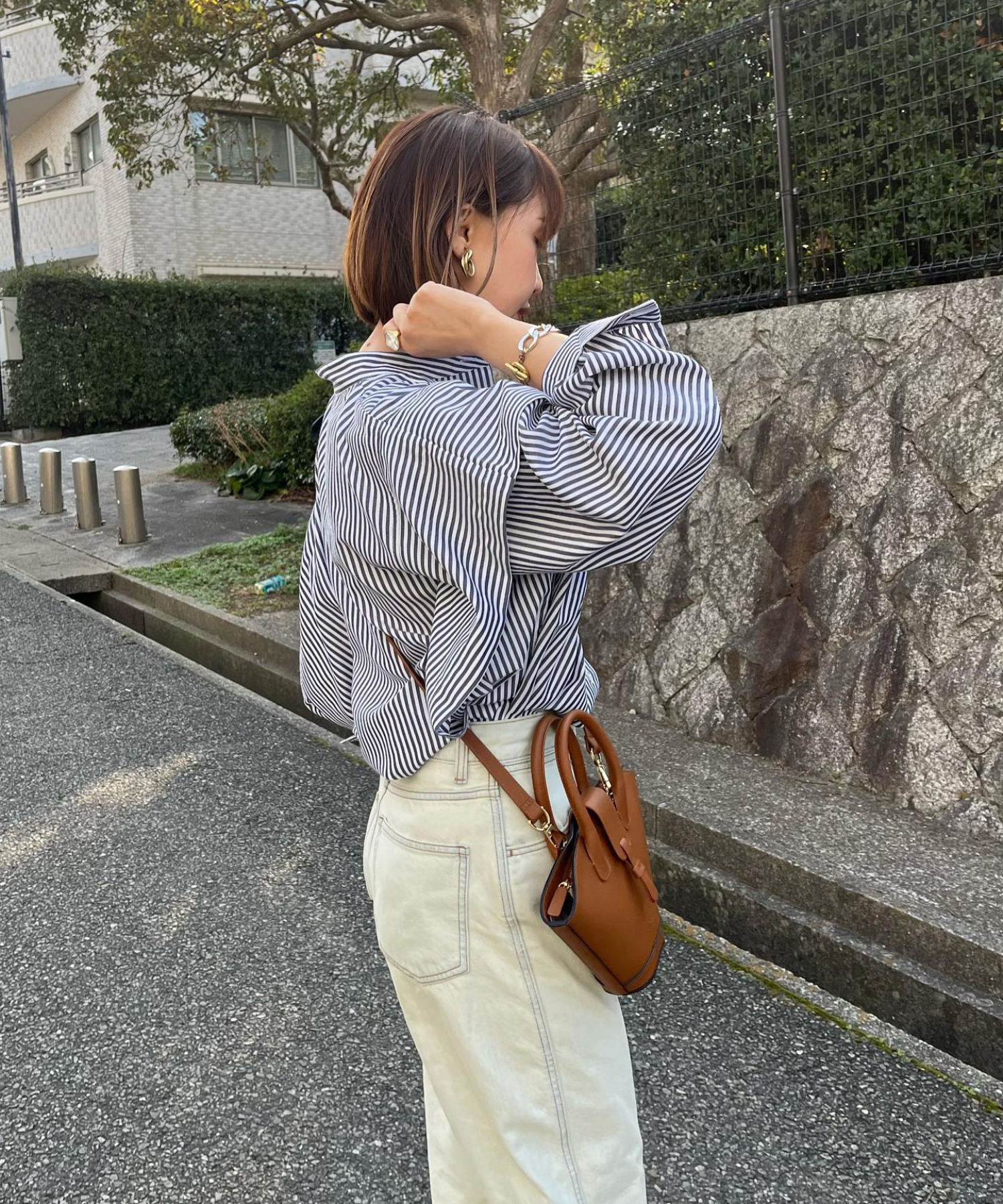 model：H162 着用サイズ：FREE
