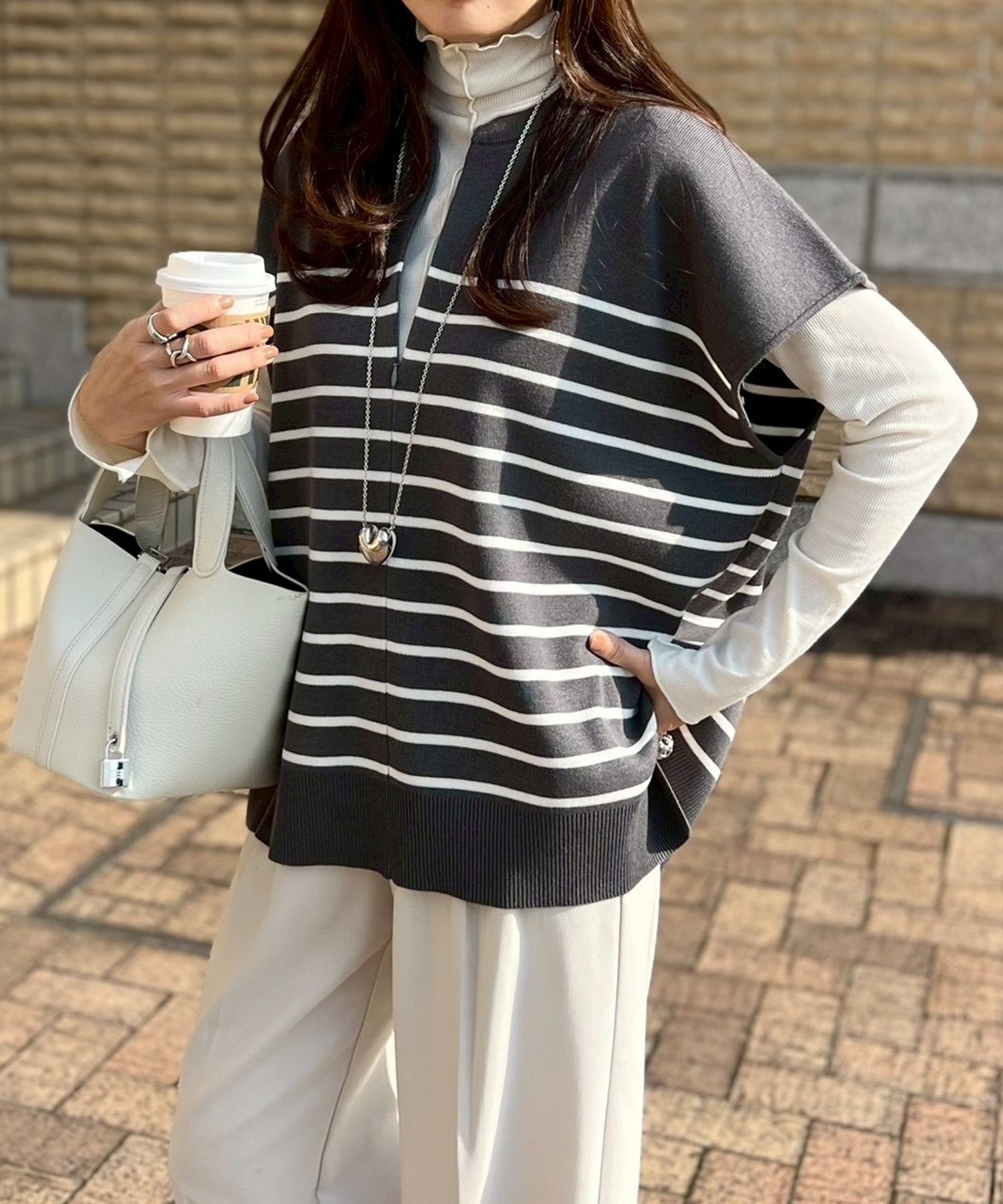 春ニット】フロント2wayニットトップス Emma Taylor│STYLEDOOR