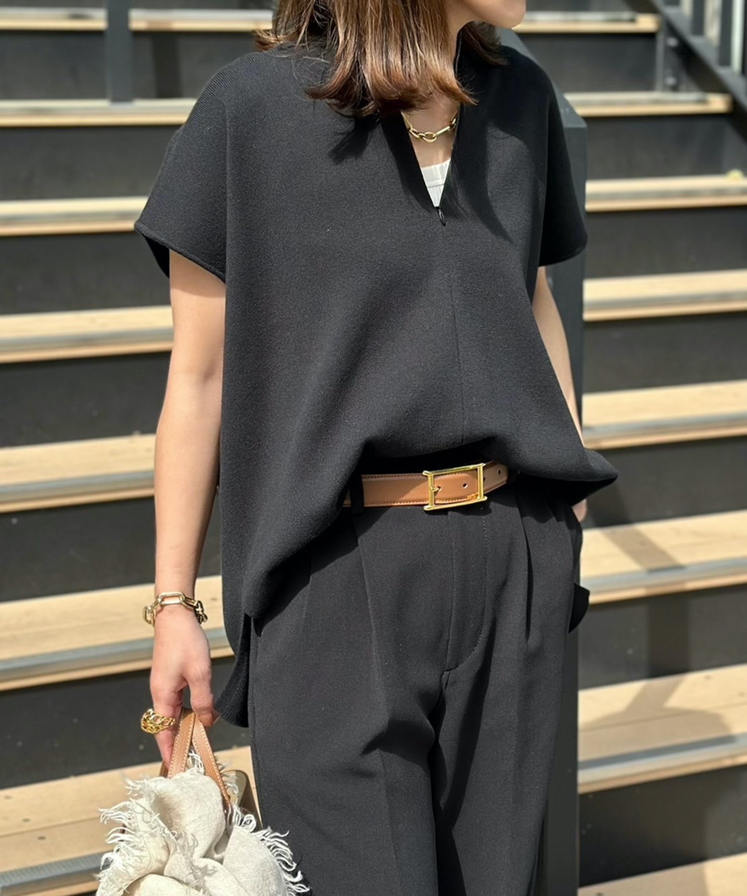 フロント2wayニットトップス Emma Taylor│STYLEDOOR スタイルドア