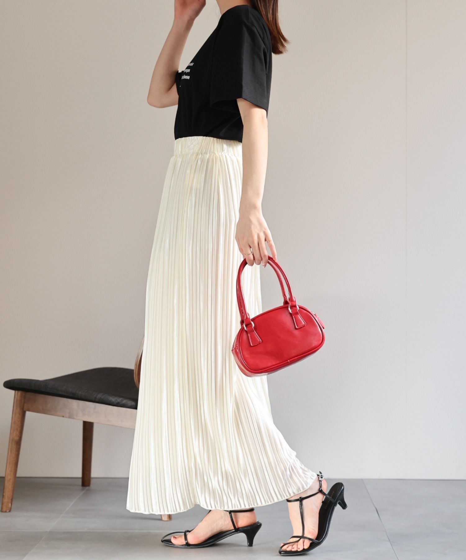 model：162cm 着用サイズ：F
