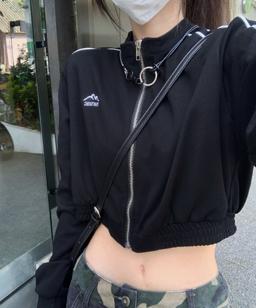 ACRO TOKYO][REFLEM] Short-Sleeved Track Jacket with Back Print