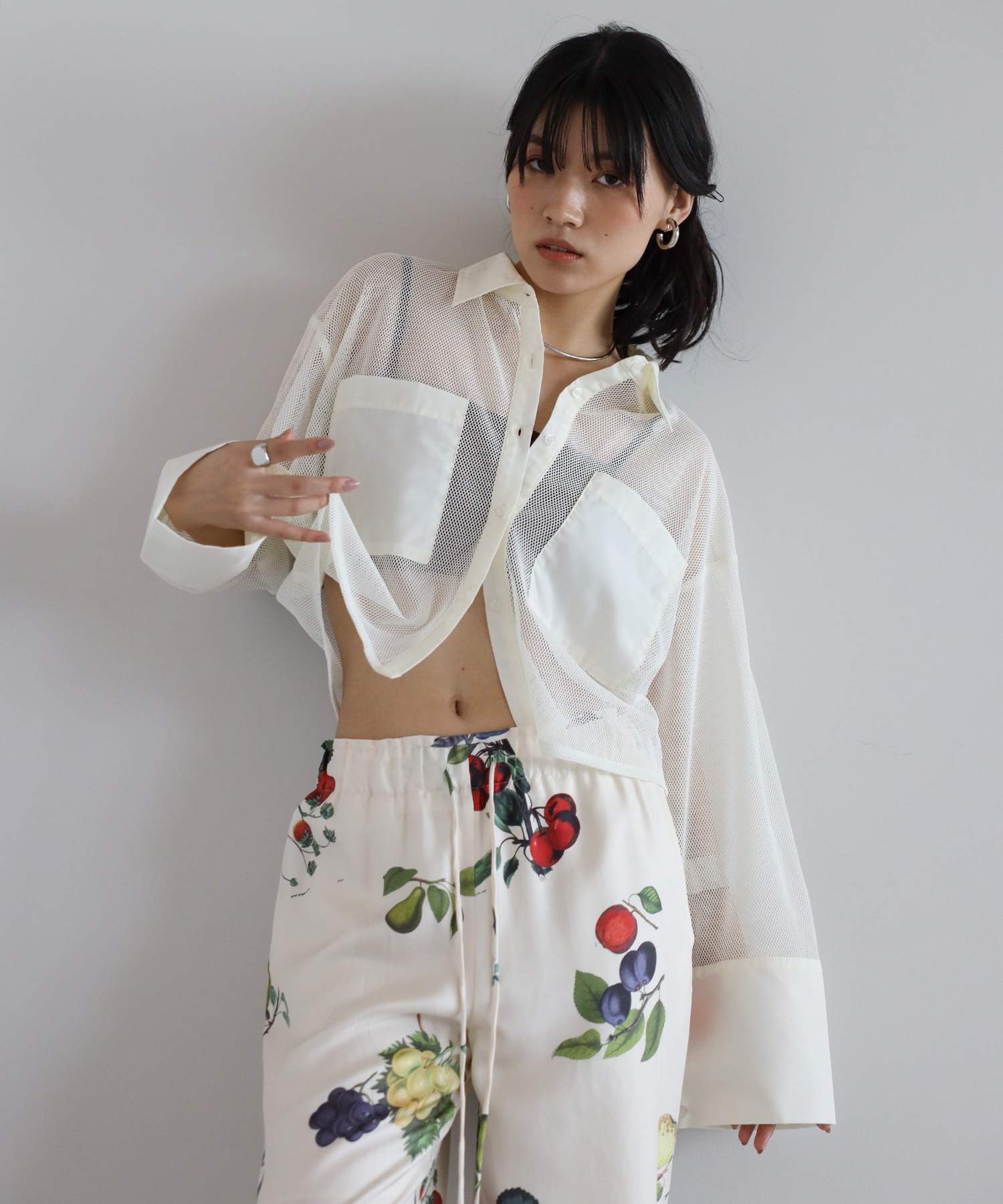 model：H167 着用サイズ：FREE
