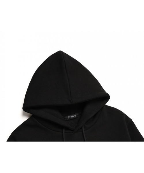 A'GEM/9 × .kom『DXOH/ディソエイチ』SEASON LOGO SEMI CROP HOODIE