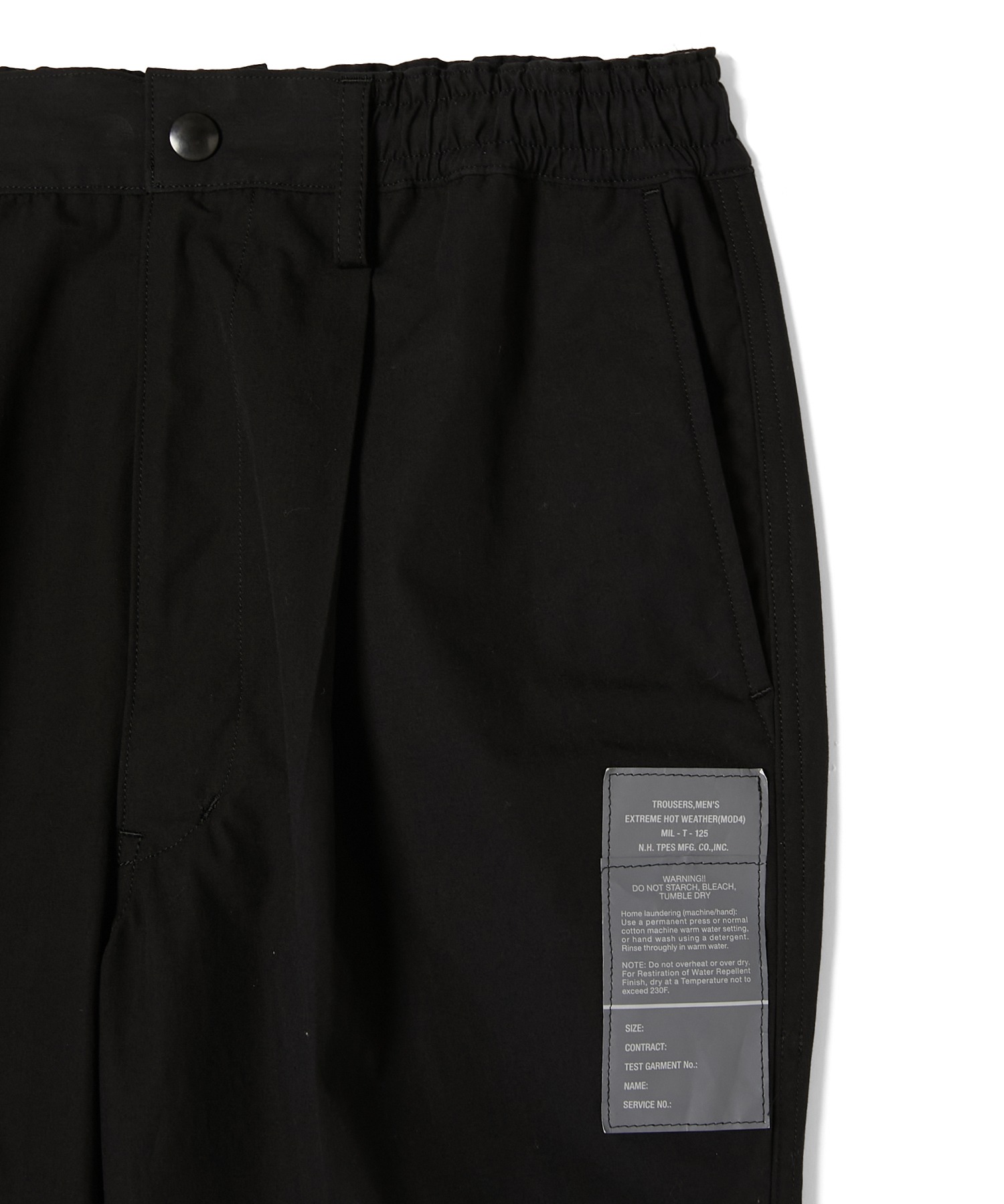 DOUBLE TUCK TROUSERS N.HOOLYWOOD TEST PRODUCT EXCHANGE