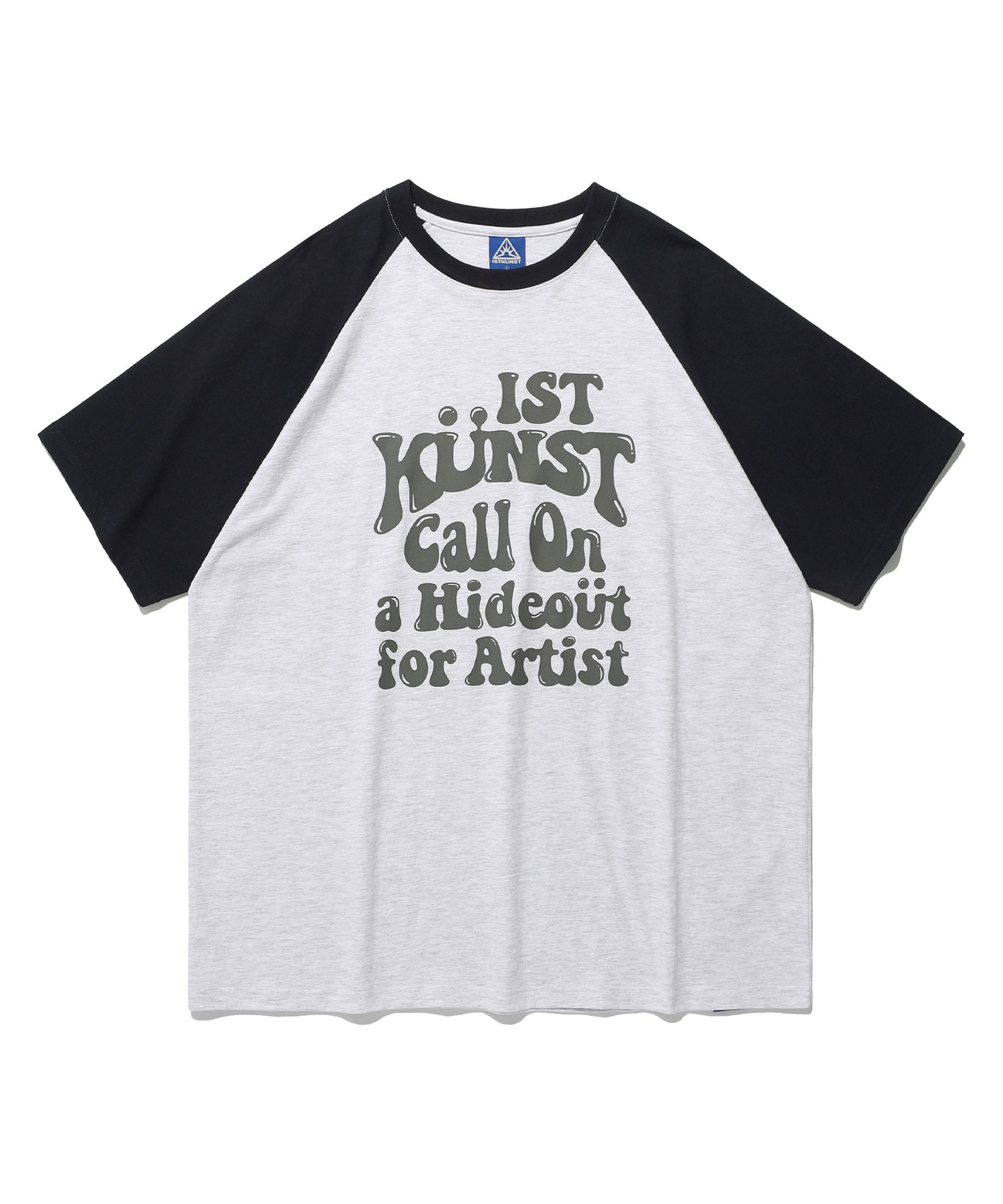 A'GEM/9 × .kom 『ISTKUNST/イストクンスト』 HIDEOUT RAGLAN TEE