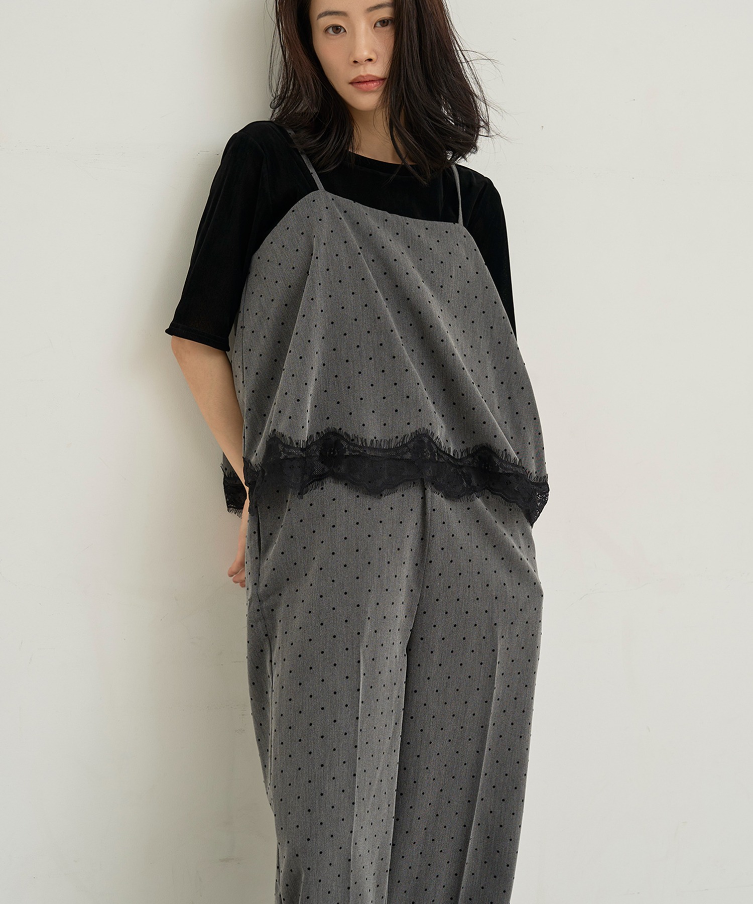 model：H162　着用サイズ：F