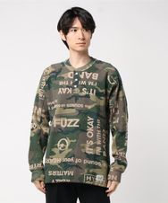 WOODLAND CIRCLE GIRL総柄 ヘンリーネックスウェット