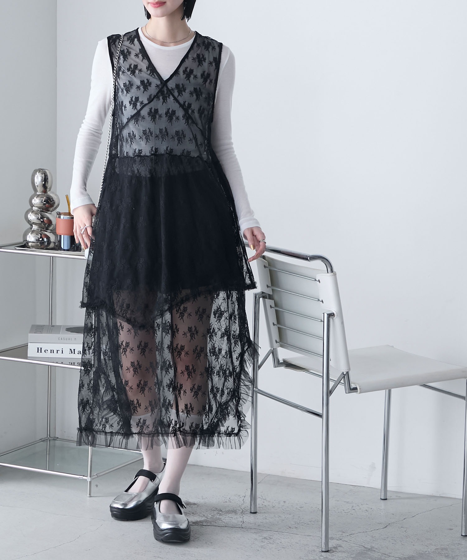 美品 フォクシー ニューヨーク FOXEY NEW YORK ワンピース