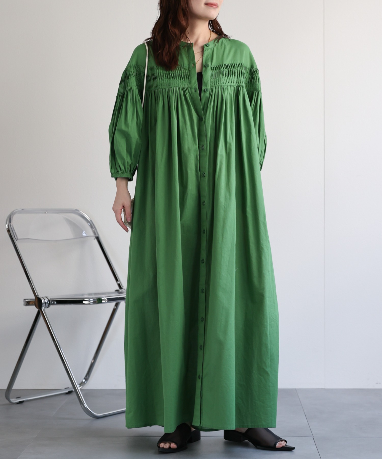model：156cm 着用サイズ：M