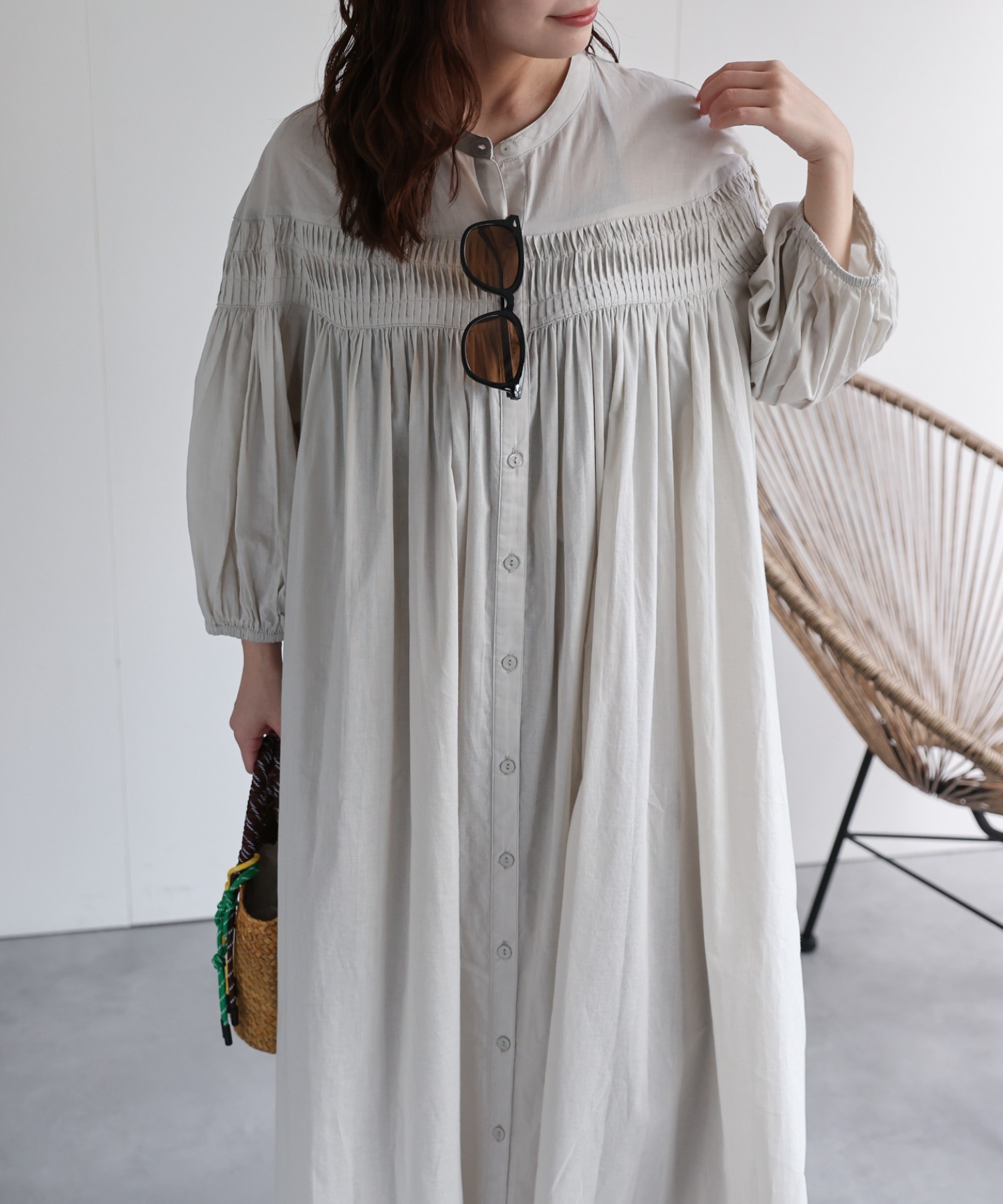 model：156cm 着用サイズ：M