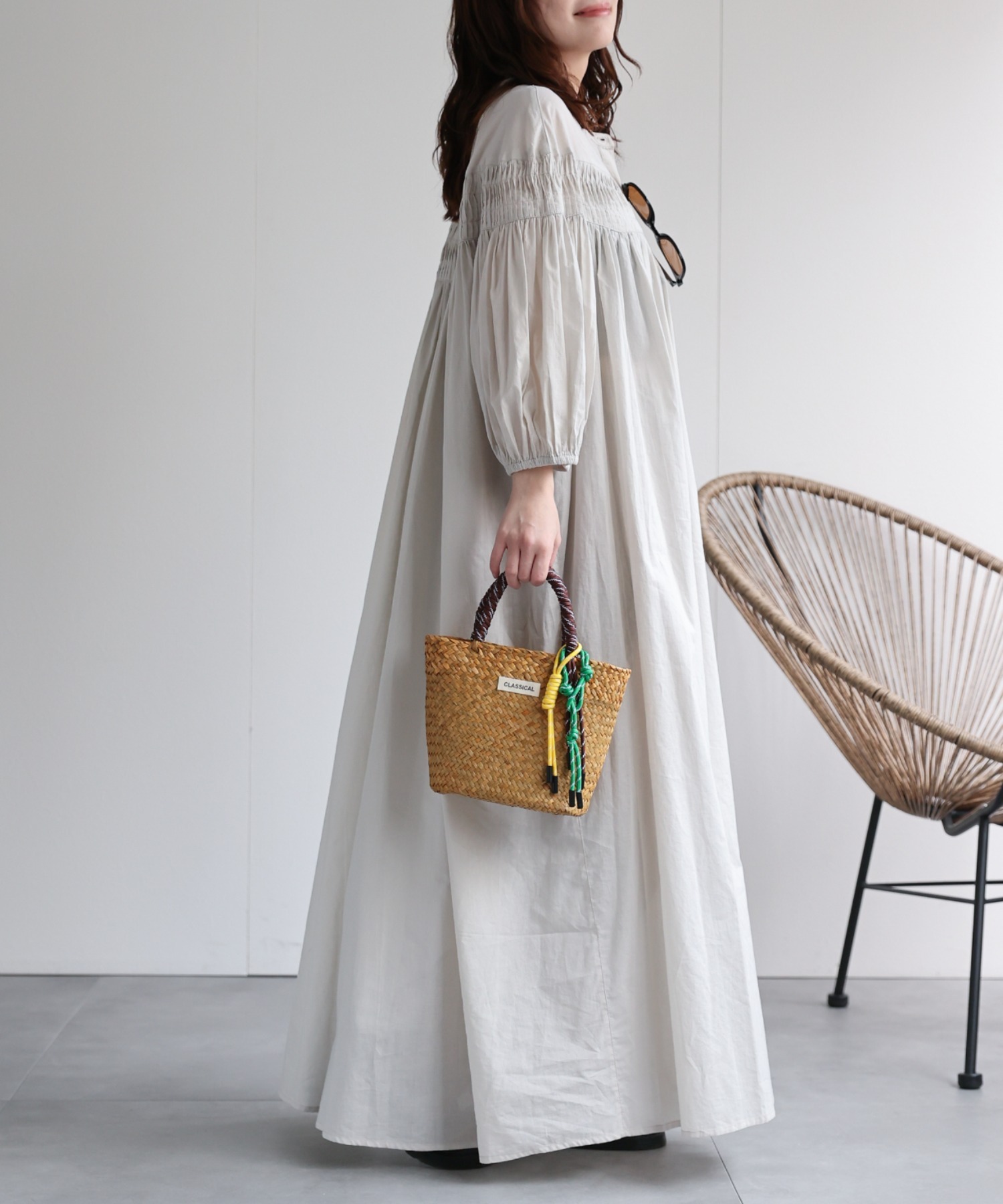 model：156cm 着用サイズ：M
