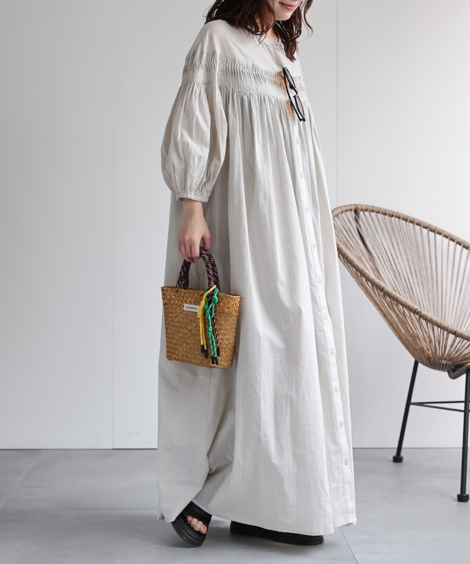 model：156cm 着用サイズ：M