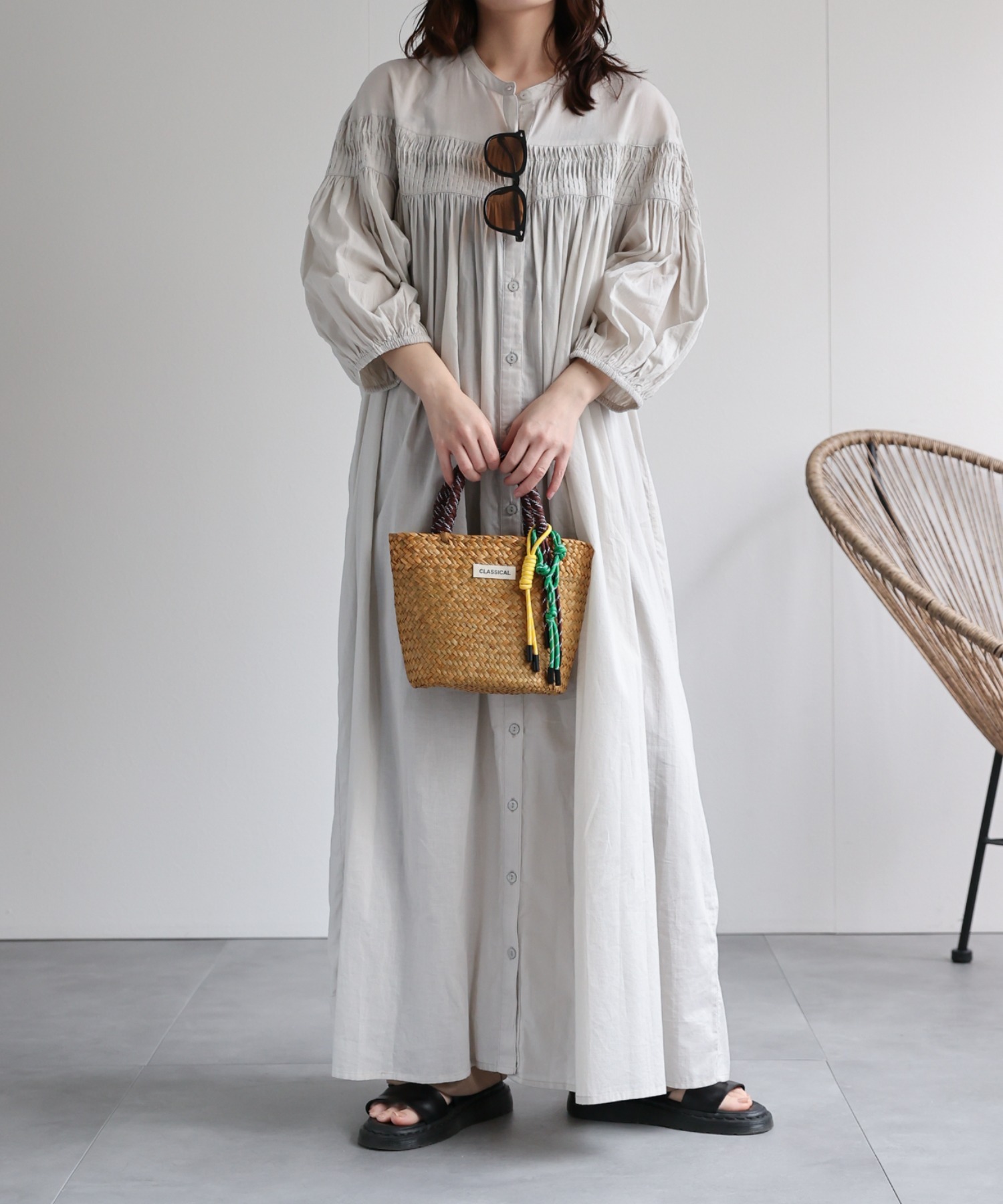 model：156cm 着用サイズ：M