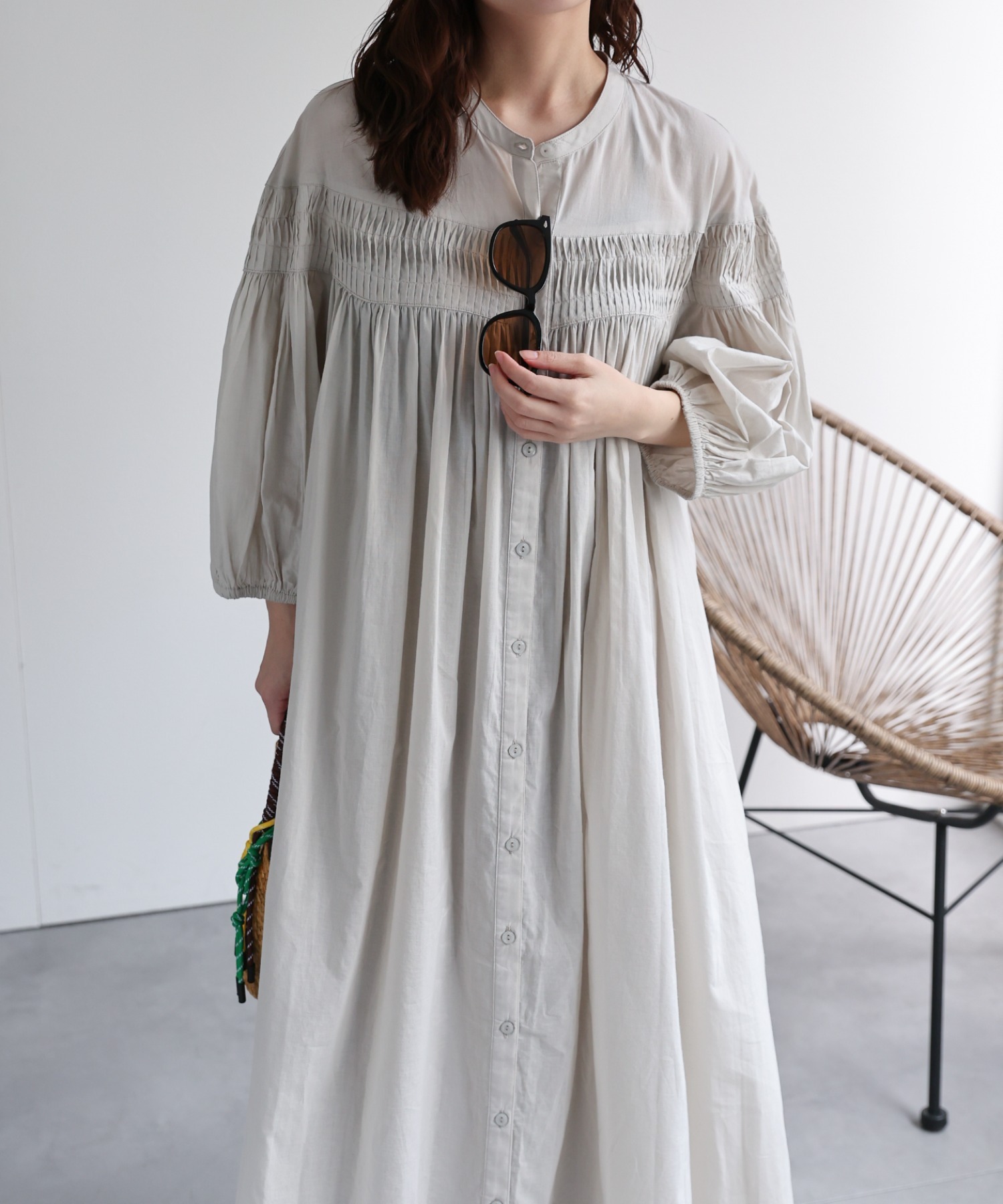 model：156cm 着用サイズ：M