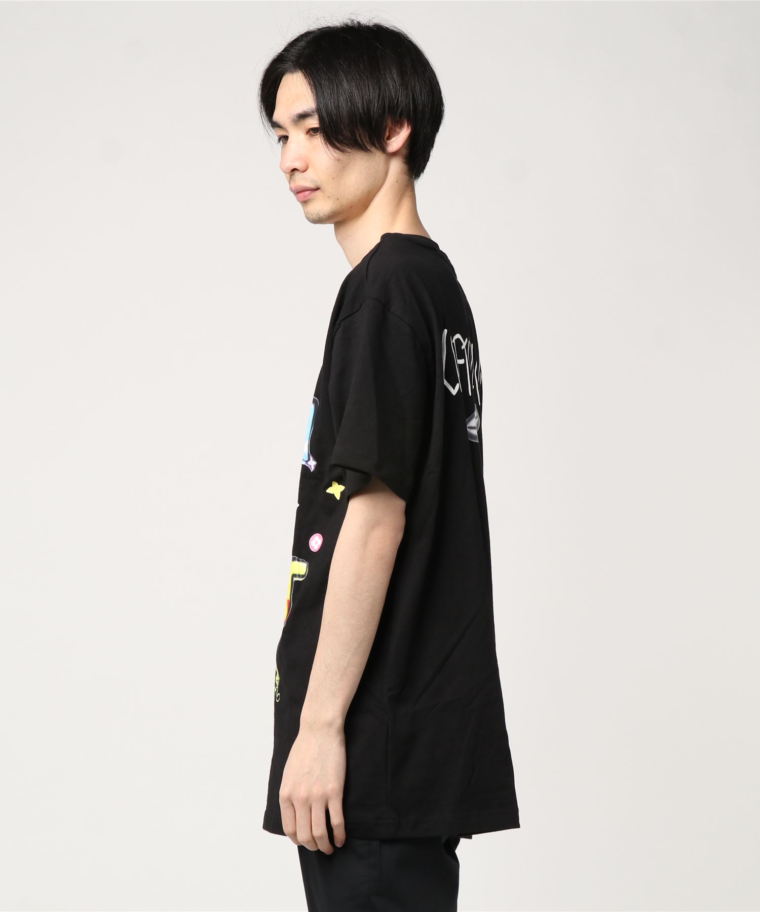 Tシャツ・カットソー KHAITE FW25 Shirts (22234214 628) Purple Brand Smudge White T-Shirt – Puffer Reds