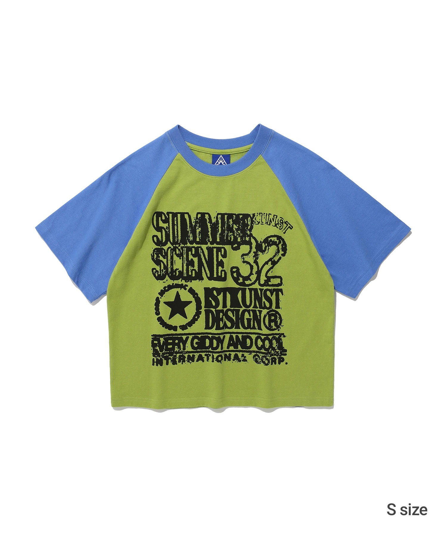 A'GEM/9 × .kom 『ISTKUNST/イストクンスト』 PRINT RAGLAN TEE
