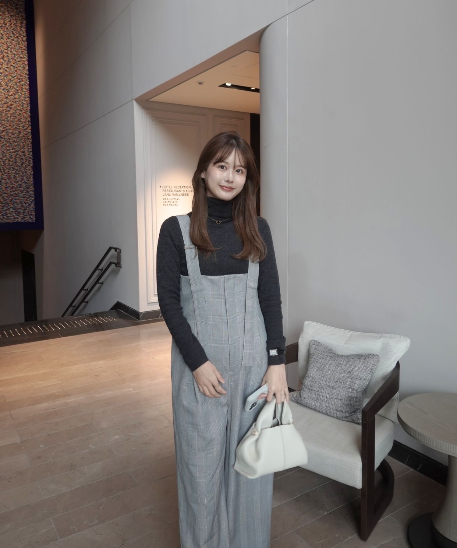 model：H158 着用サイズ：FREE