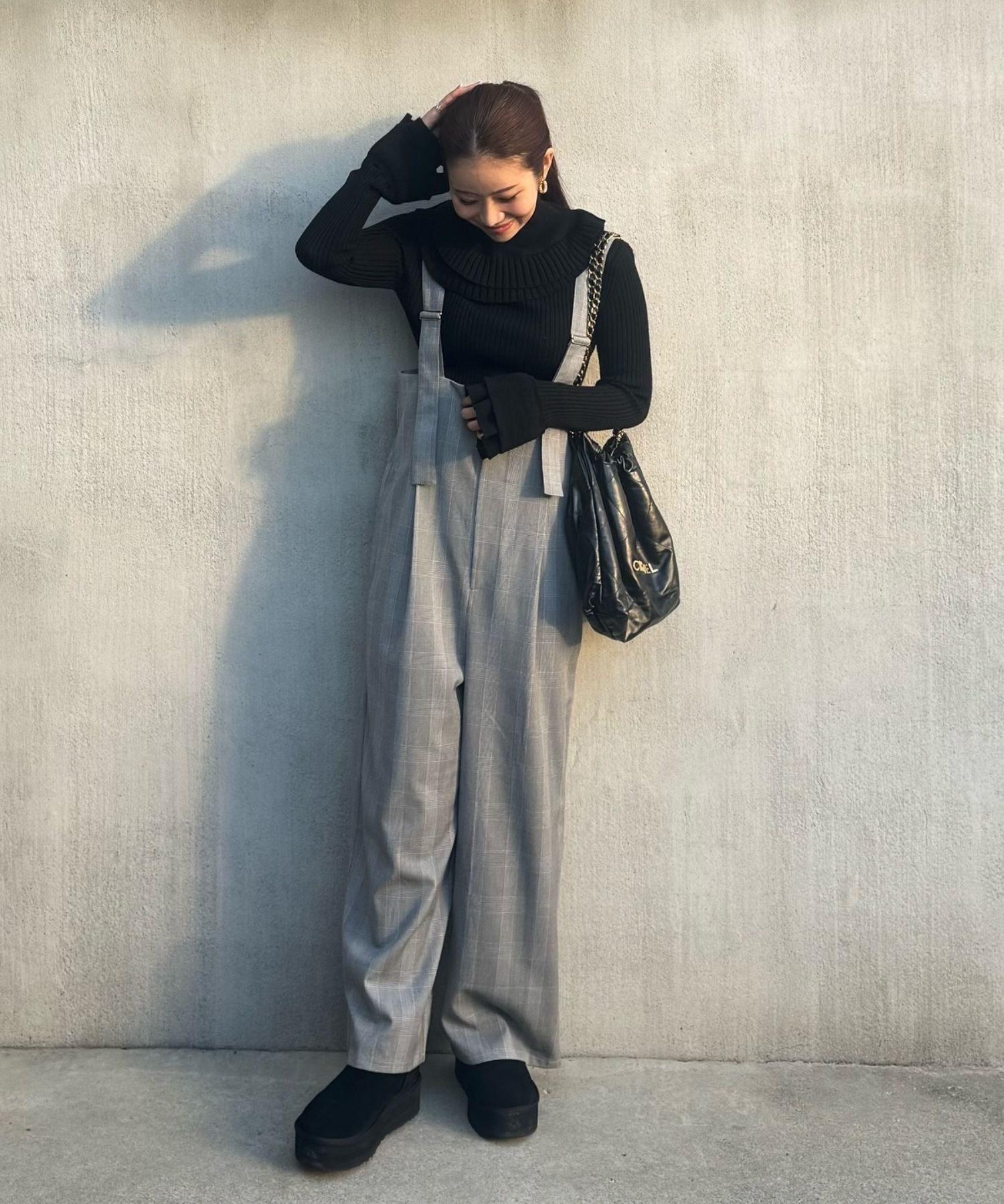 model：H166 着用サイズ：FREE