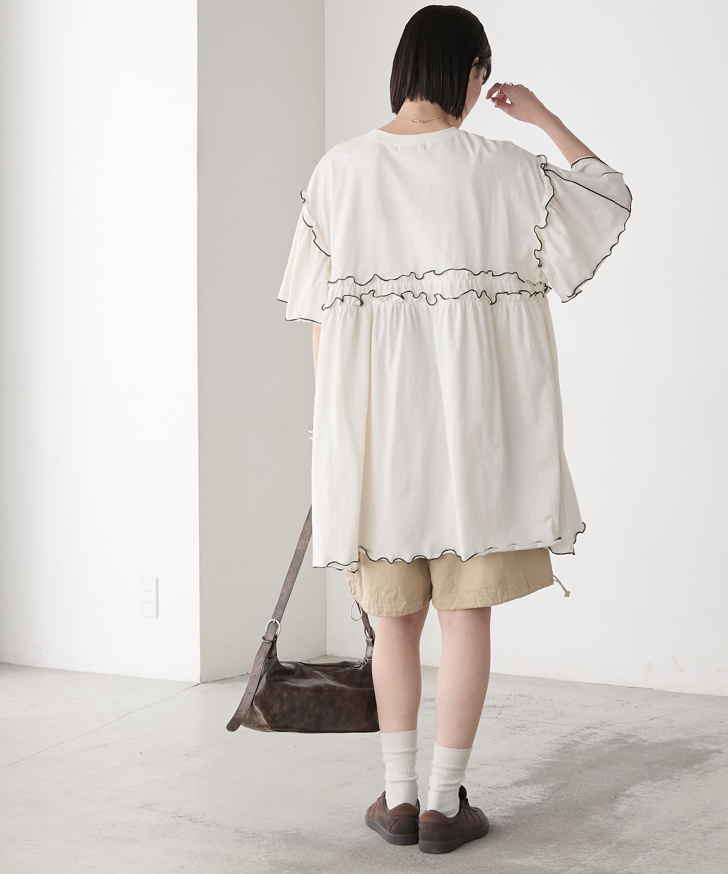 foxey☆。・フリル半袖　人気完売‼︎ foxey☆。・フリル半袖 人気完売‼︎