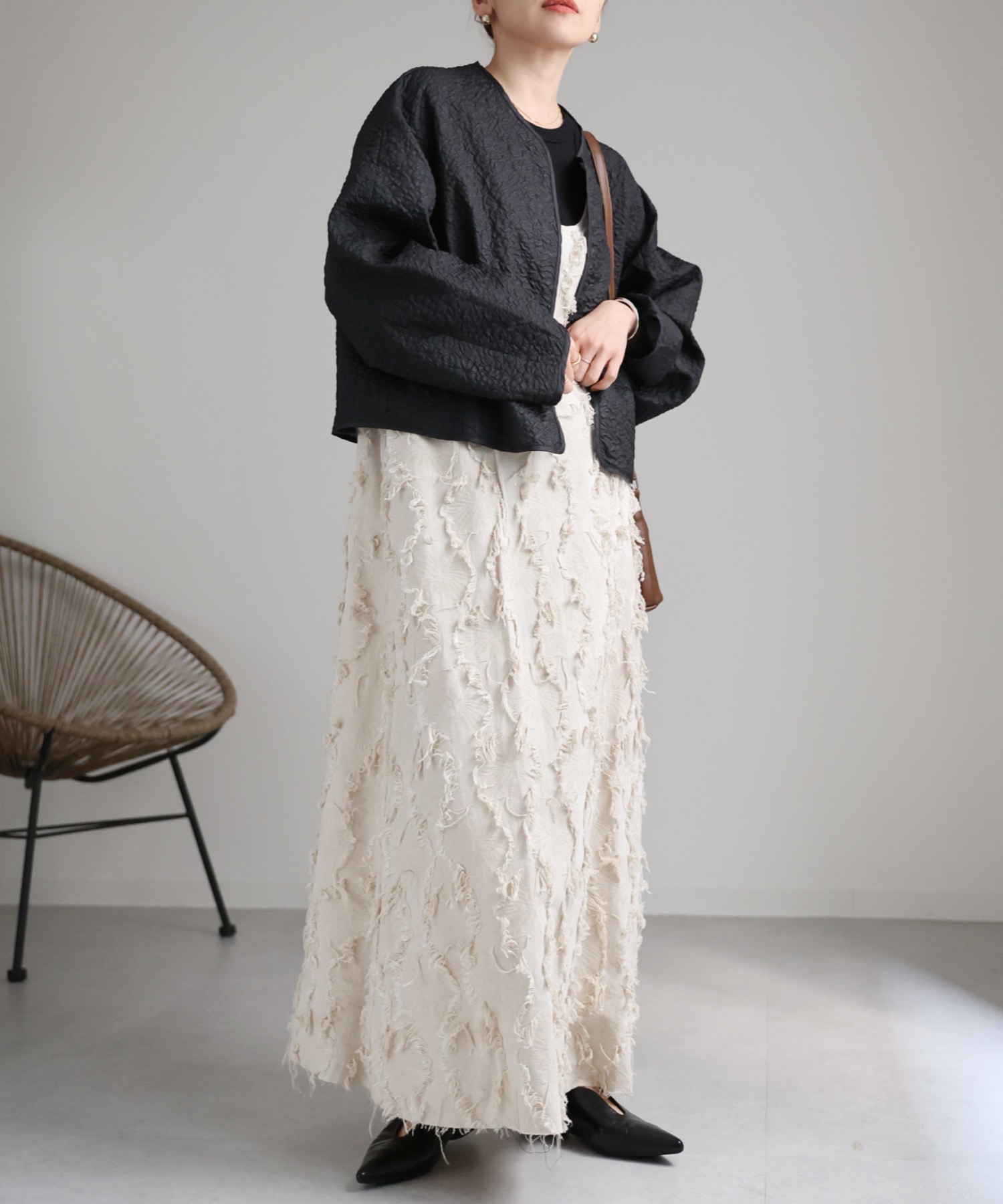 model:162cm  着用サイズ:FREE