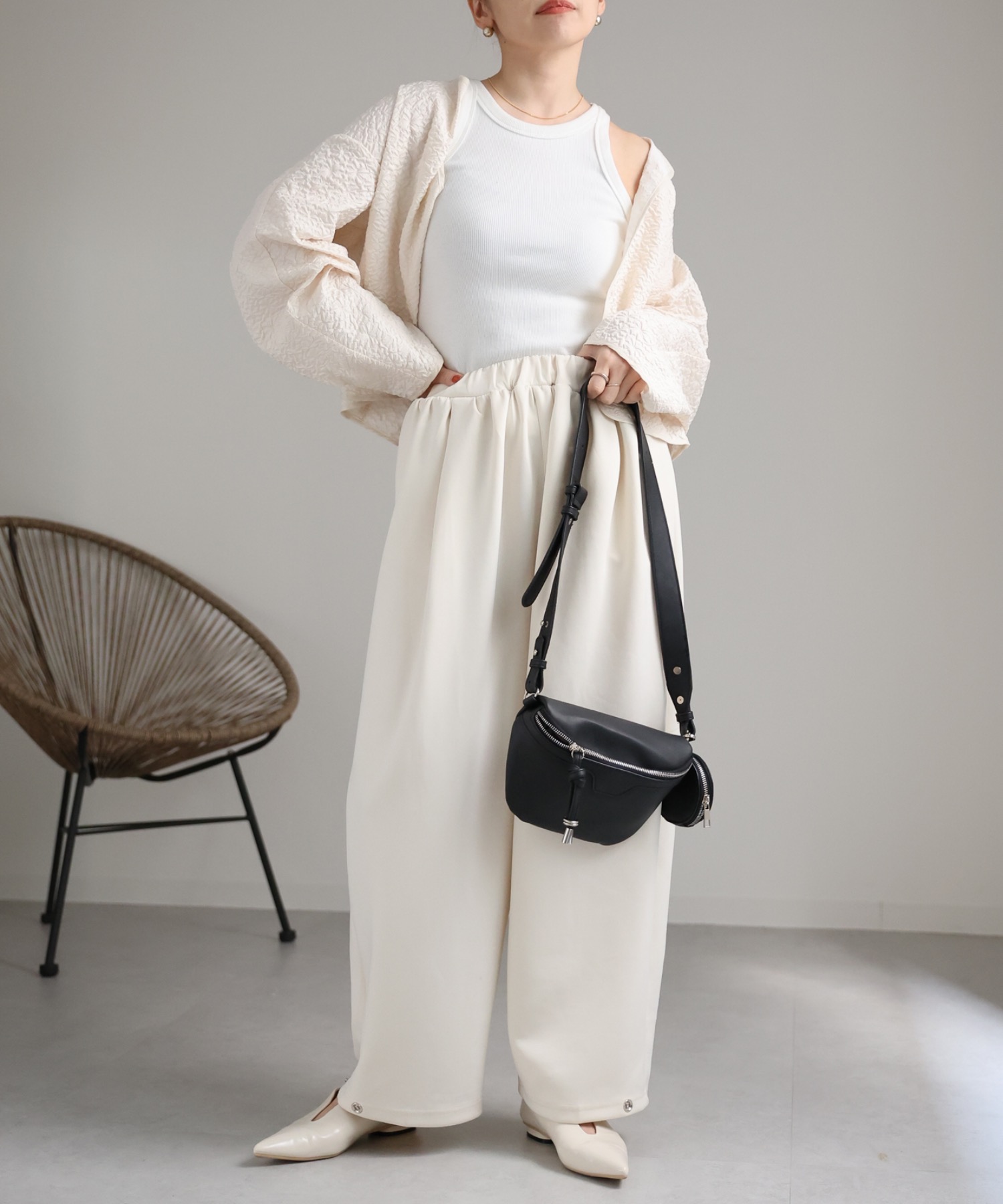 model:162cm  着用サイズ:FREE