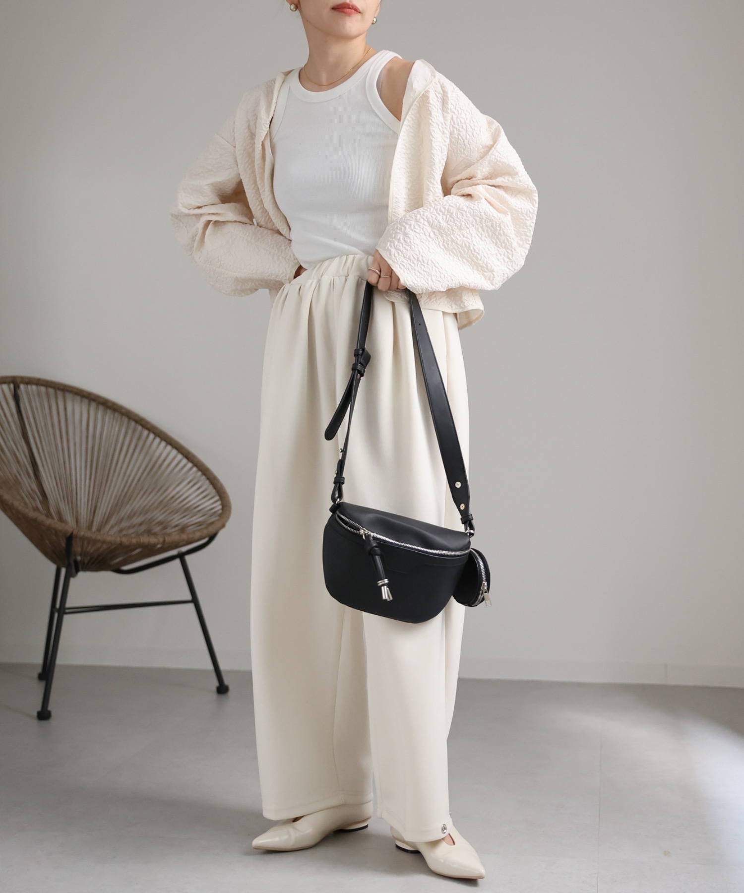 model:162cm  着用サイズ:FREE