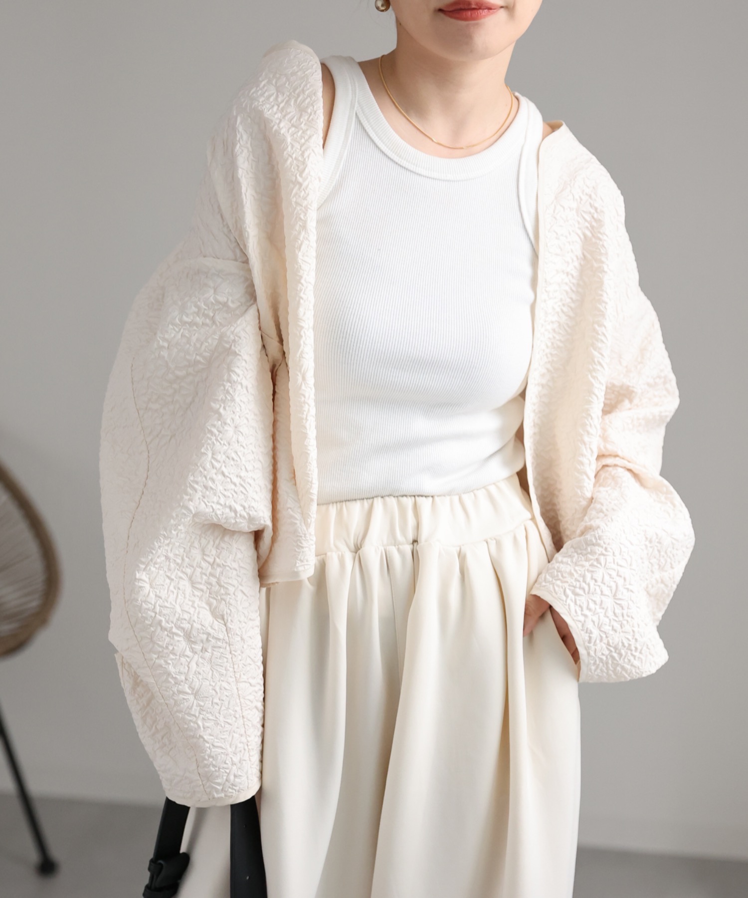 model:162cm  着用サイズ:FREE