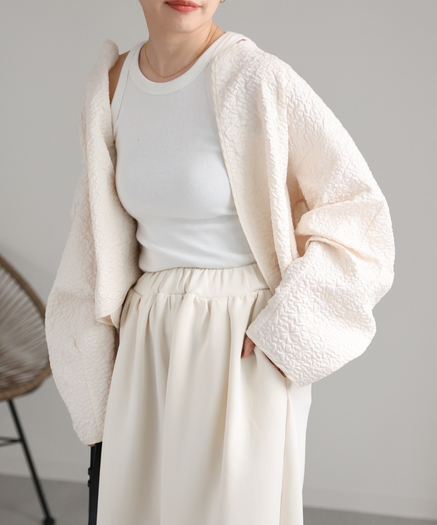 model:162cm  着用サイズ:FREE