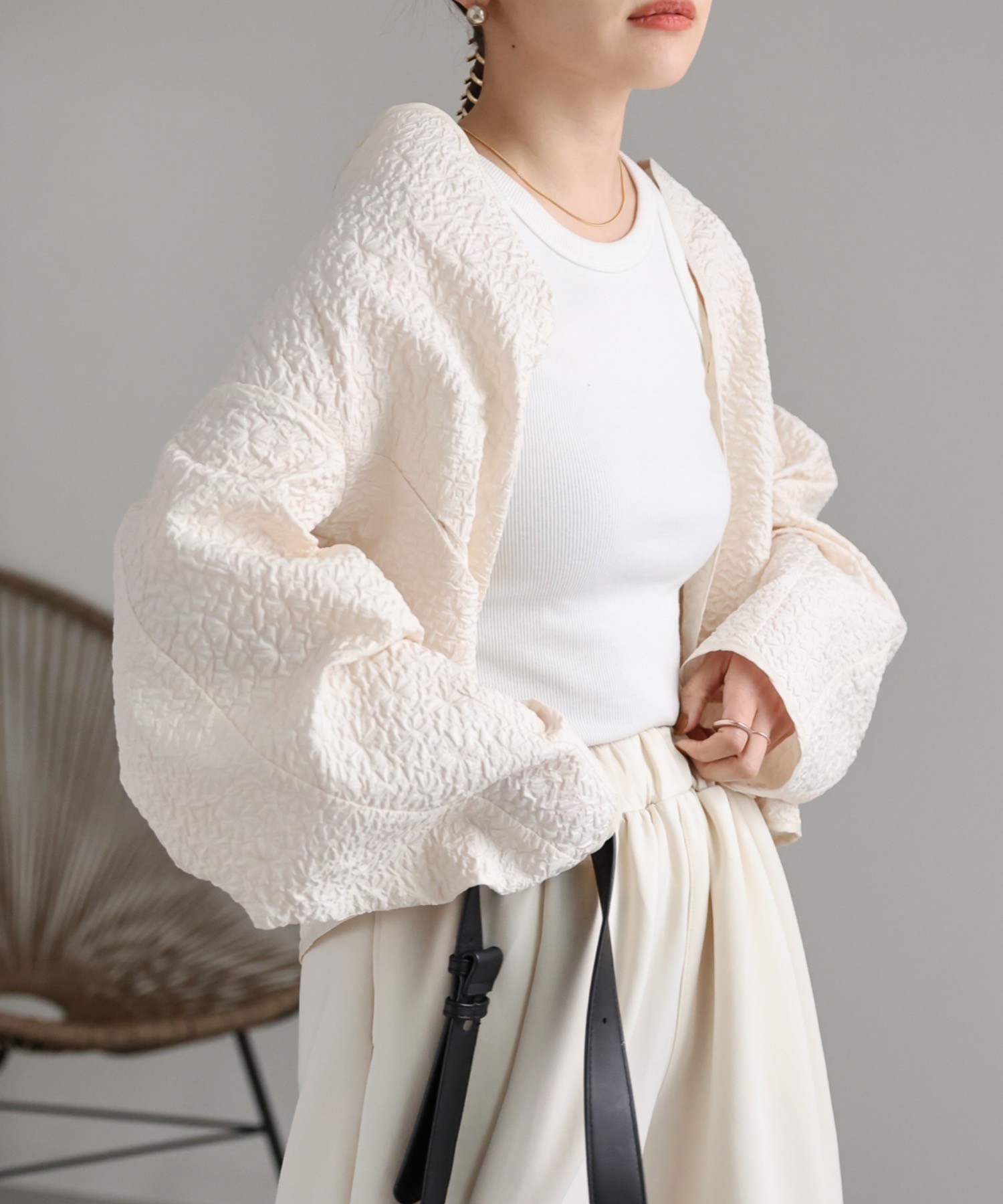 model:162cm  着用サイズ:FREE