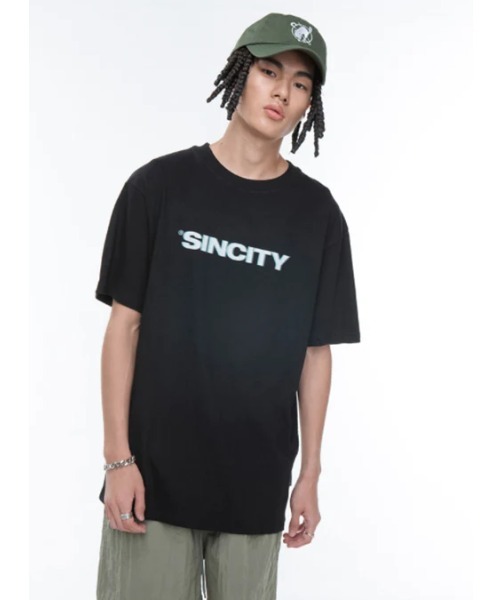 A'GEM/9 × .kom『SINCITY/シンシティ』Hologram Logo T-Shirt 