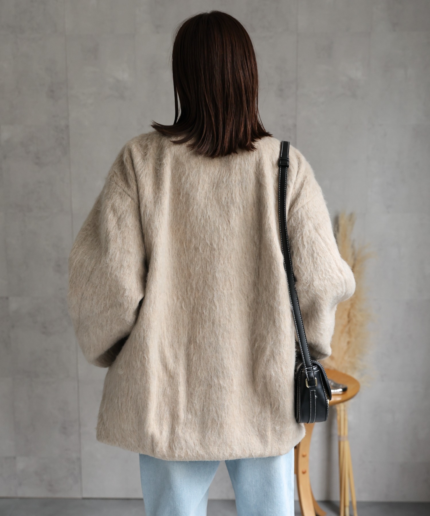model：162cm 着用サイズ：F