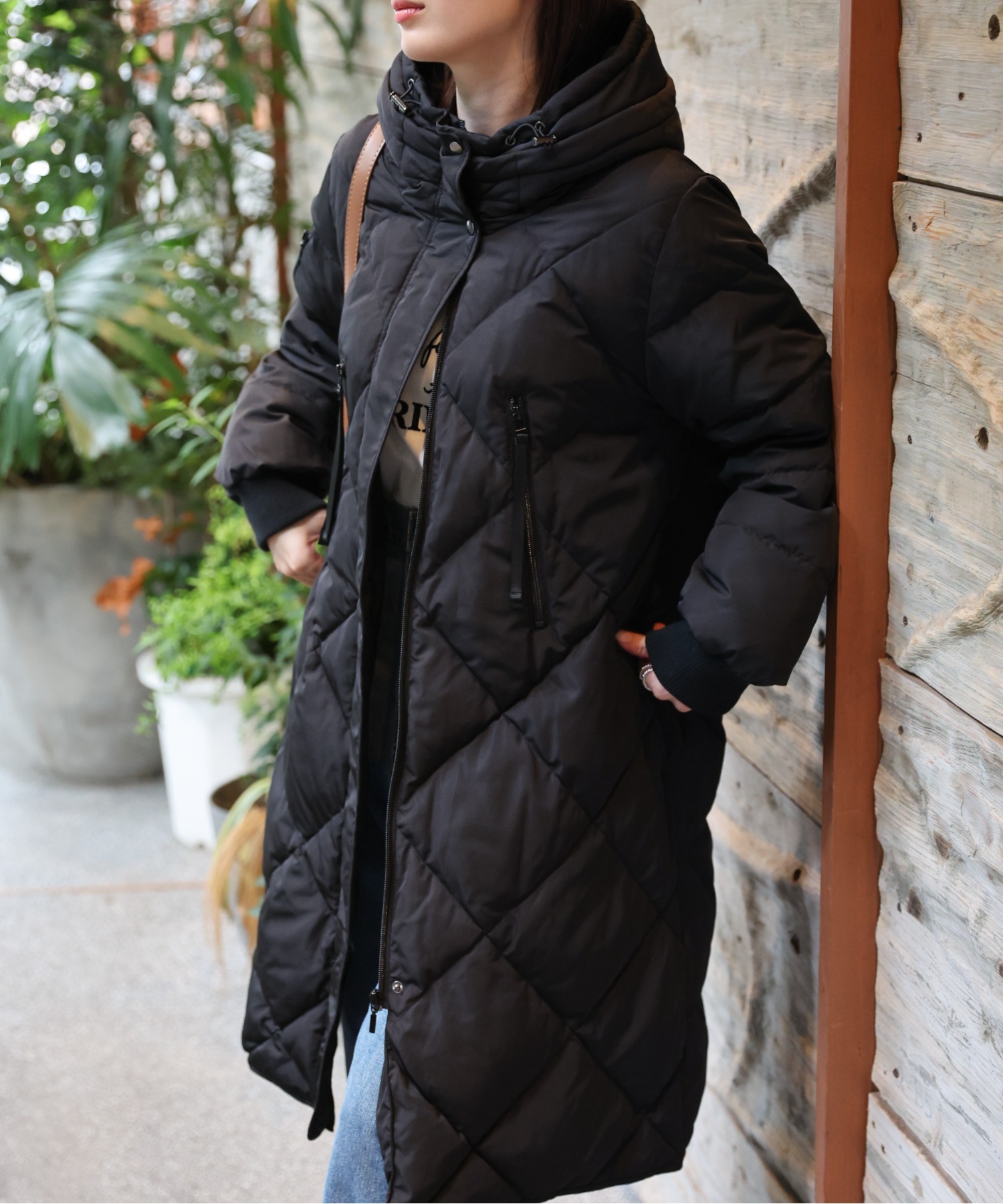 model：162cm 着用サイズ；M