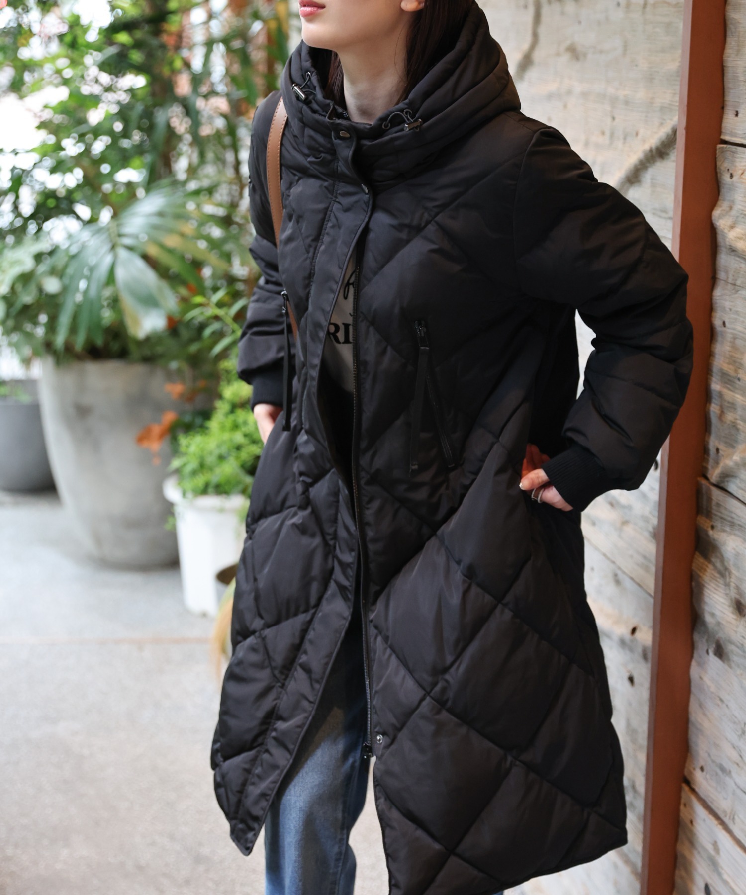 model：162cm 着用サイズ；M