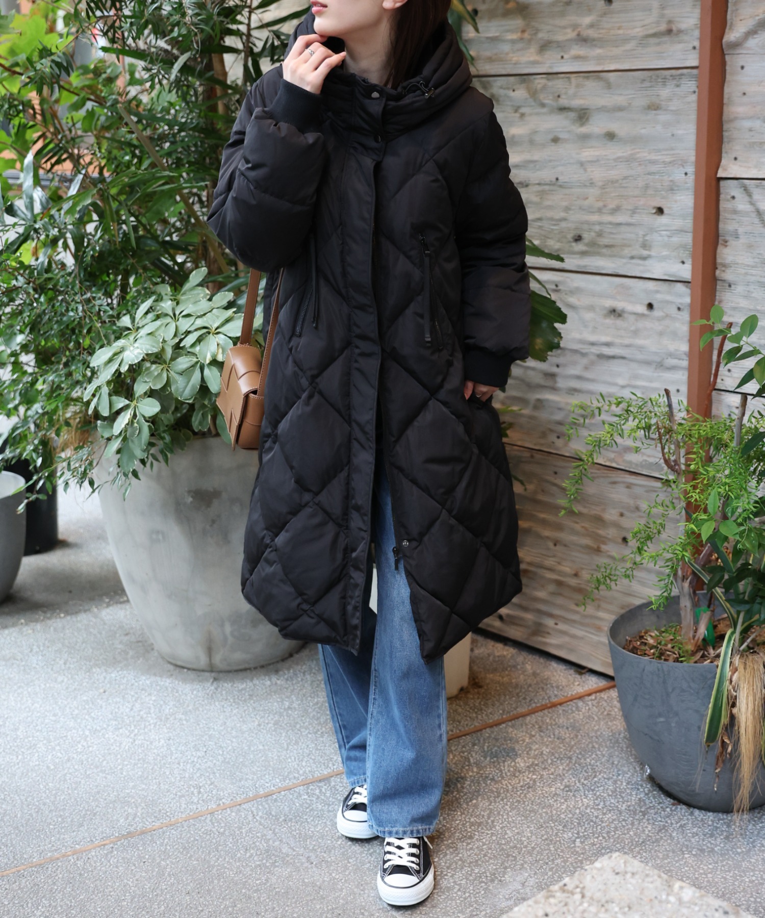 model：162cm 着用サイズ；M