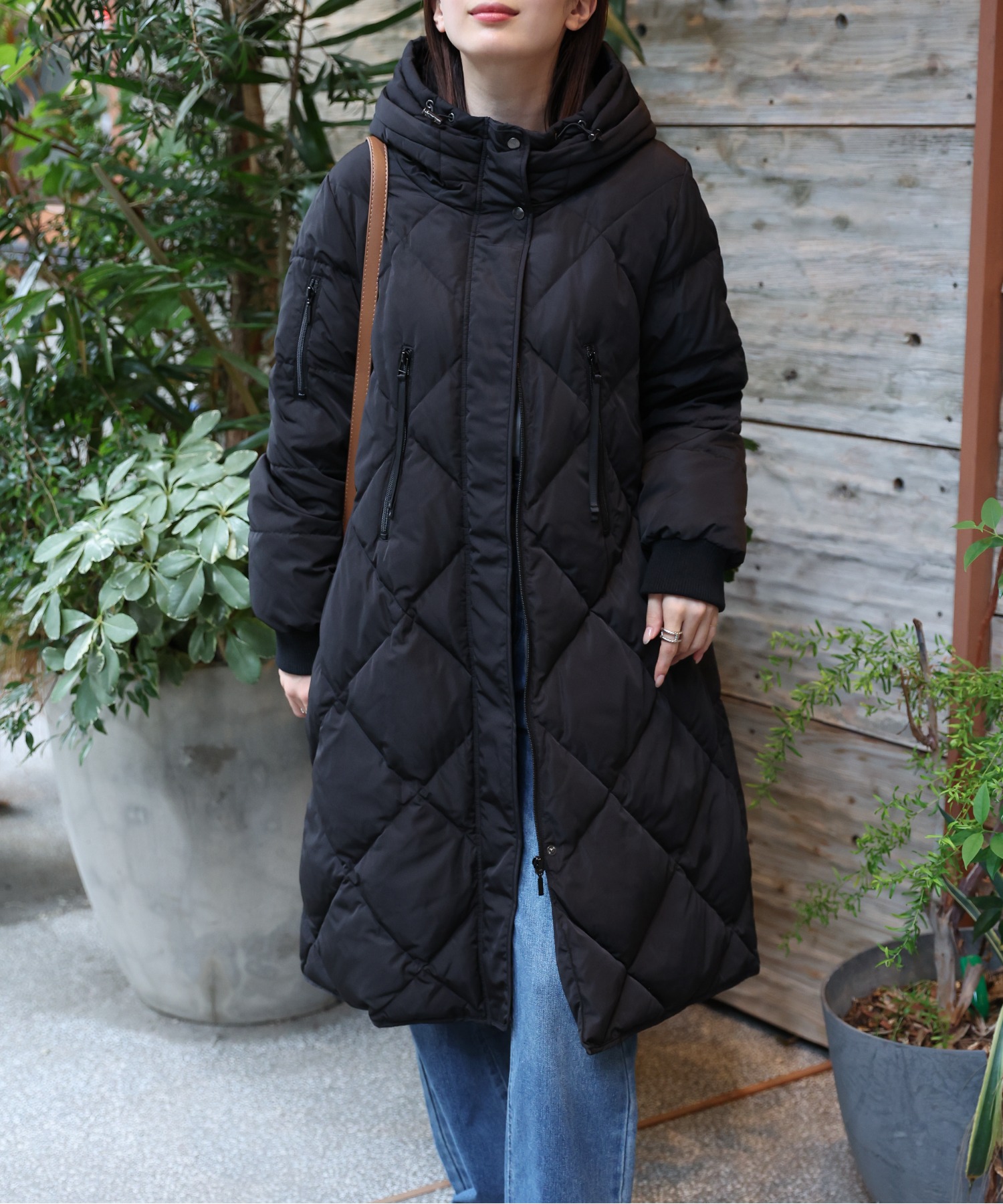 model：162cm 着用サイズ；M