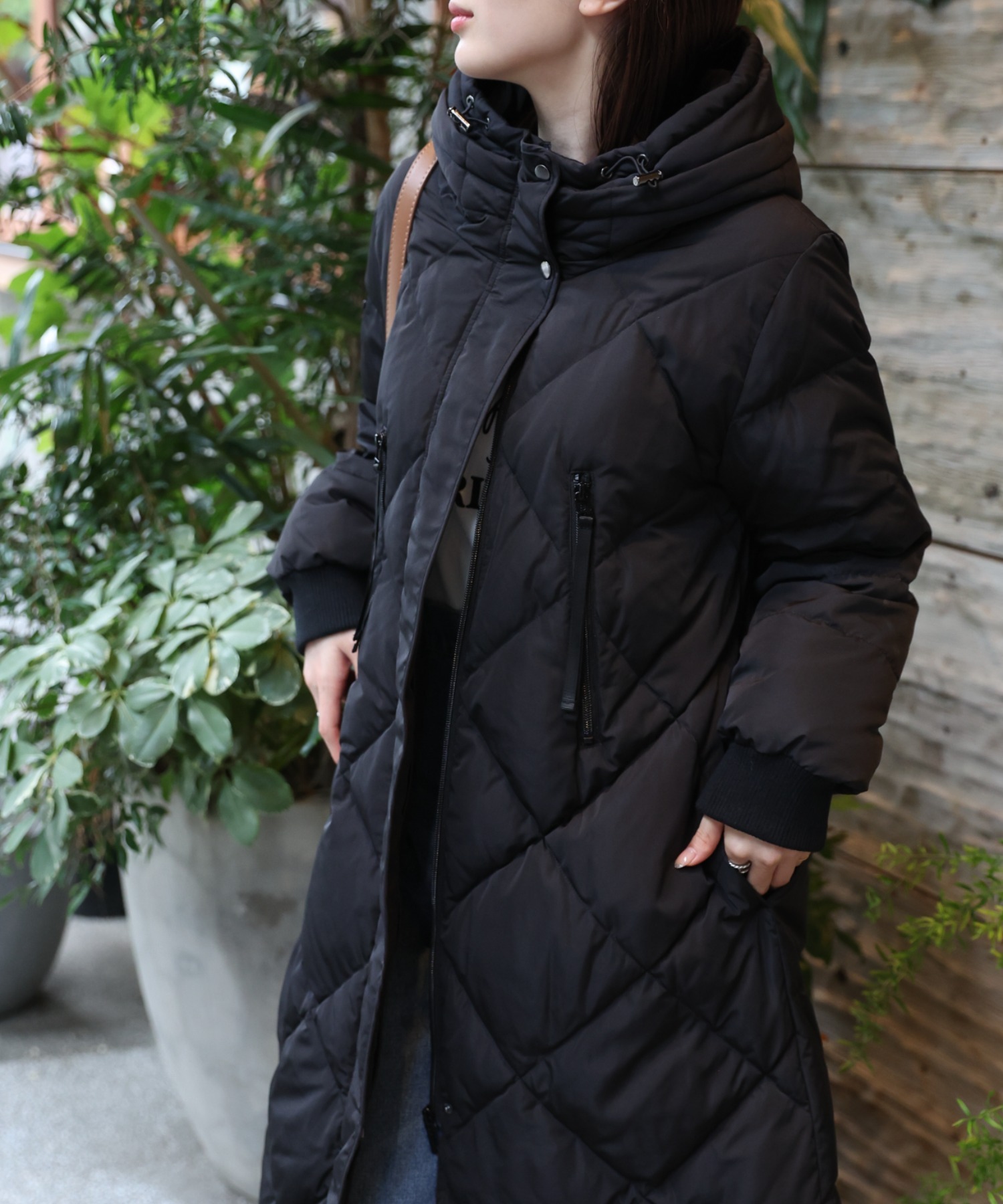 model：162cm 着用サイズ；M