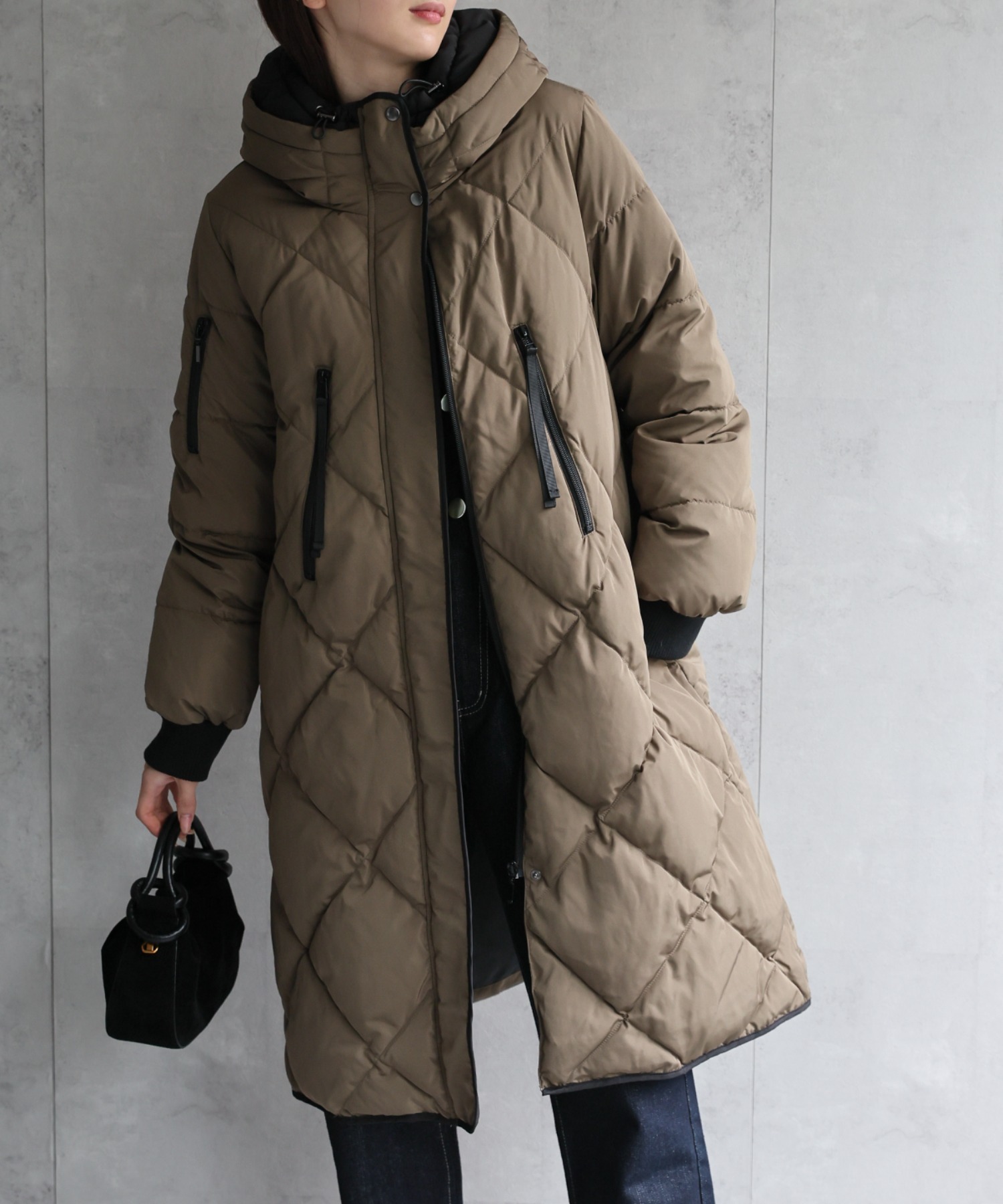 model：162cm 着用サイズ；M