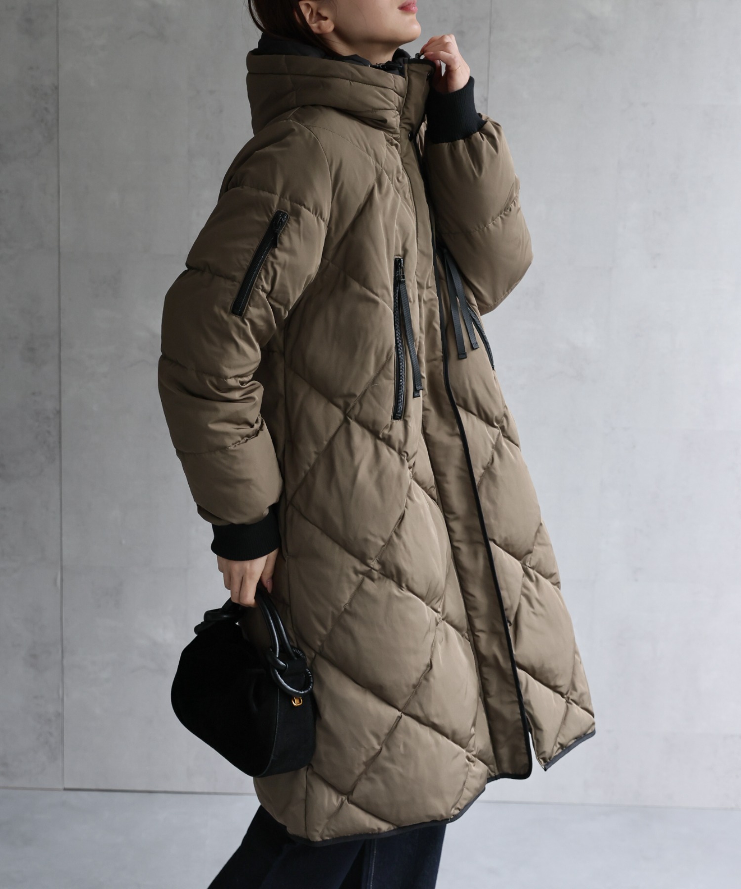 model：162cm 着用サイズ；M