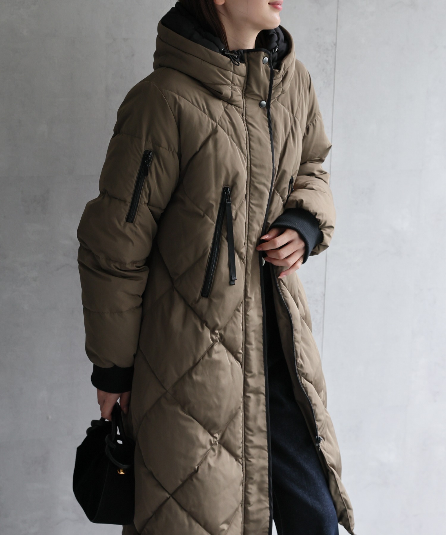 model：162cm 着用サイズ；M