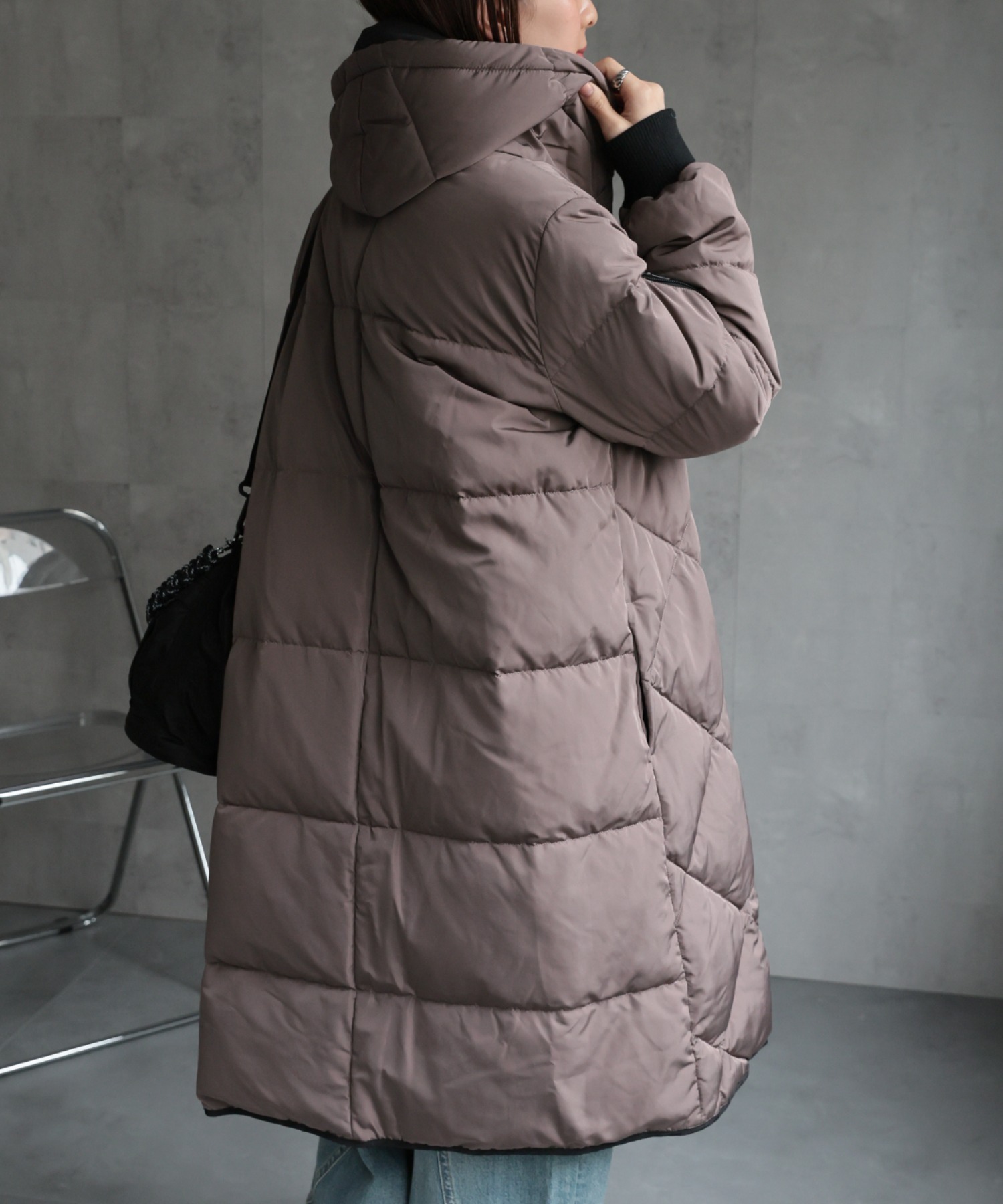 model：162cm 着用サイズ；M