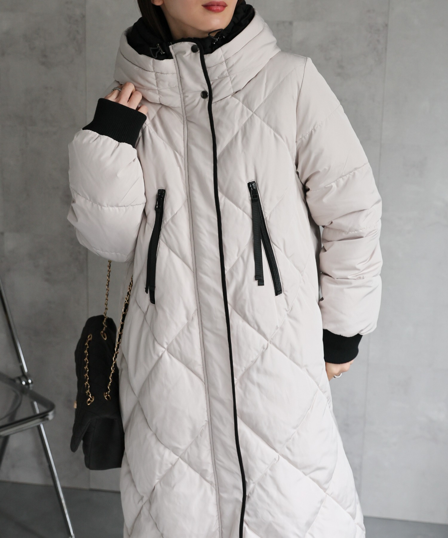 model：162cm 着用サイズ；M