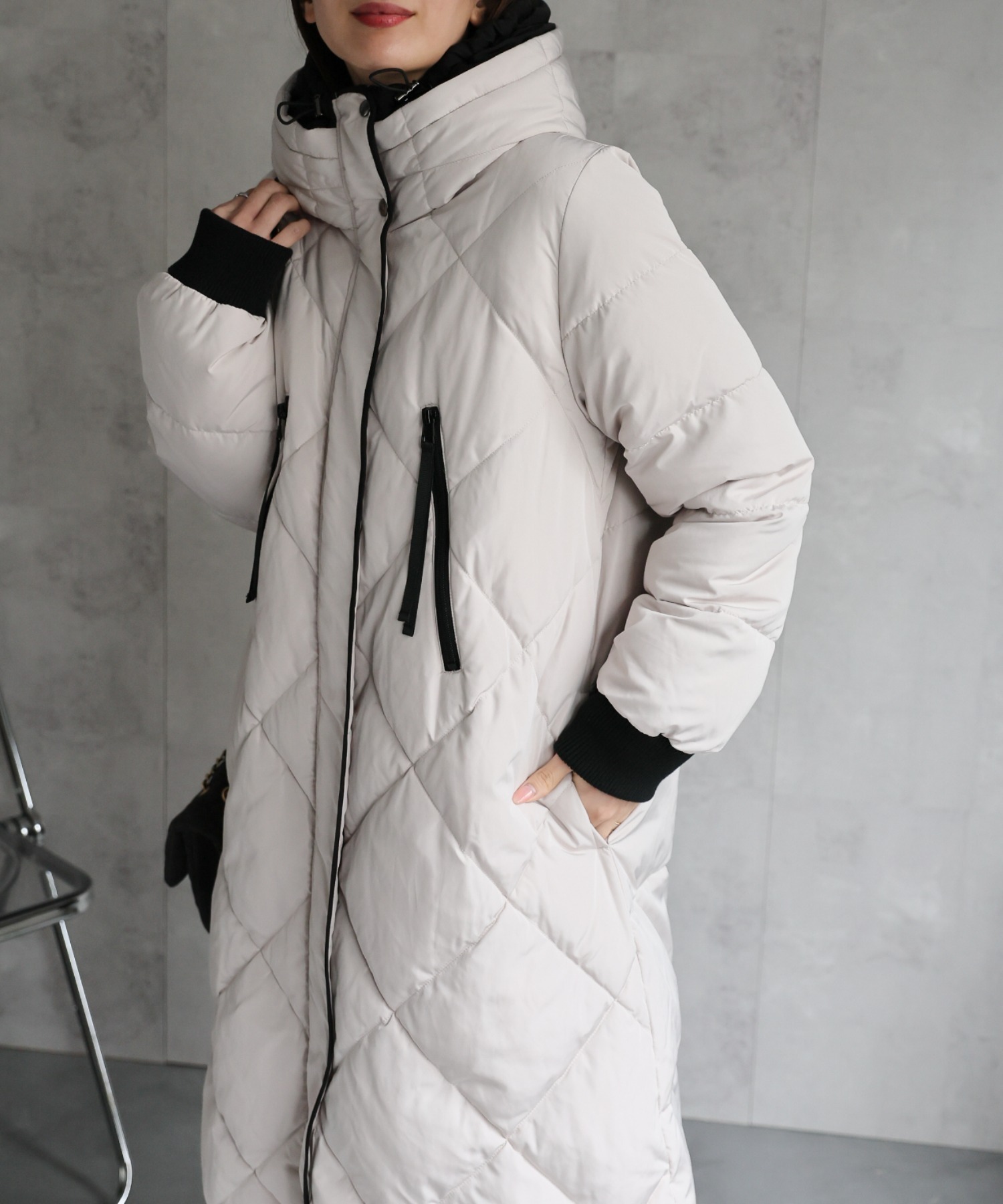 model：162cm 着用サイズ；M