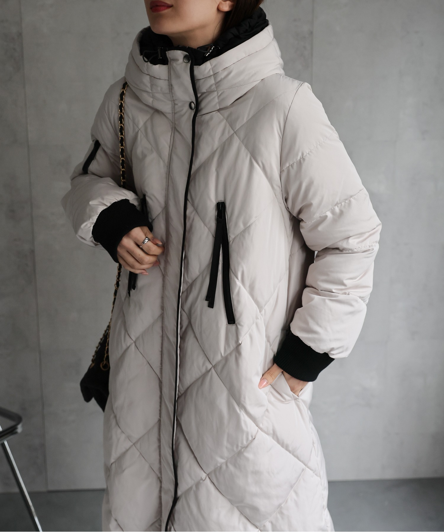 model：162cm 着用サイズ；M