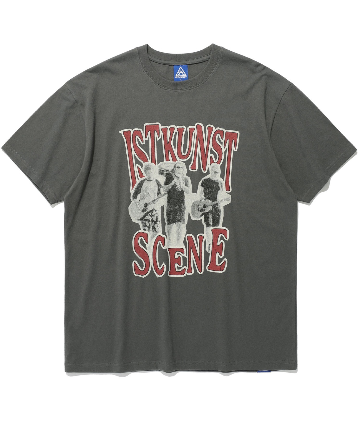 tシャツ A'GEM/9 × .kom 「ISTKUNST/イストクンスト」 IK TAG LOGO CROP TEE/IK TAG ロゴ クロップ半 A'GEM/9 × .kom 『ISTKUNST/イストクンスト』 IK TAG LOGO CROP