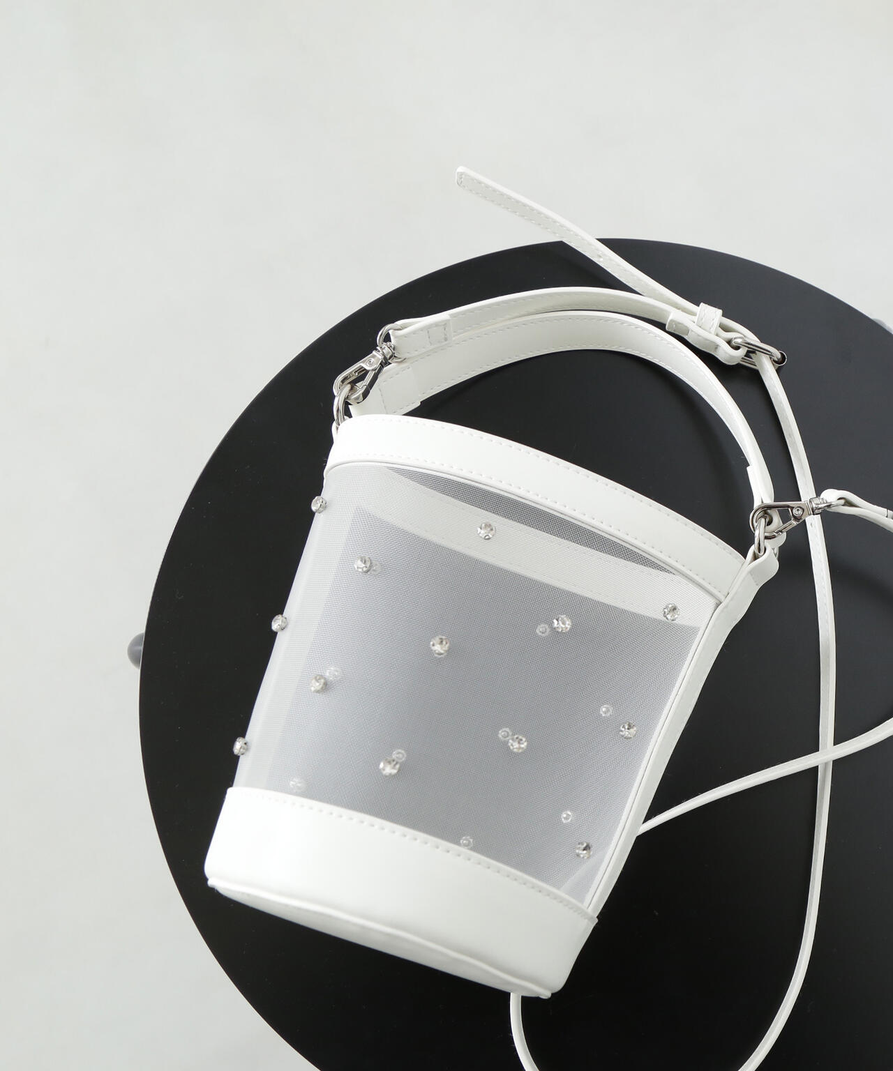 ◇【美人百花4月号掲載】ジュエルチュールバケットバッグ