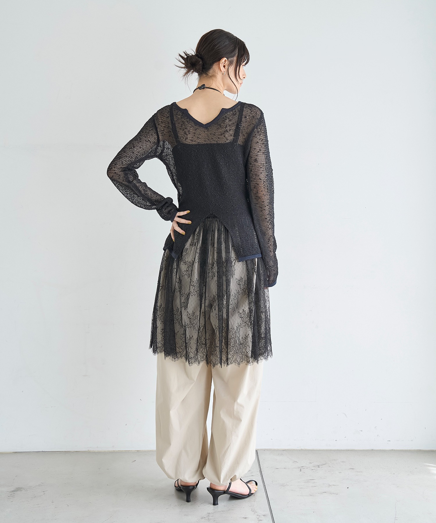 model：H166 着用サイズ：MT