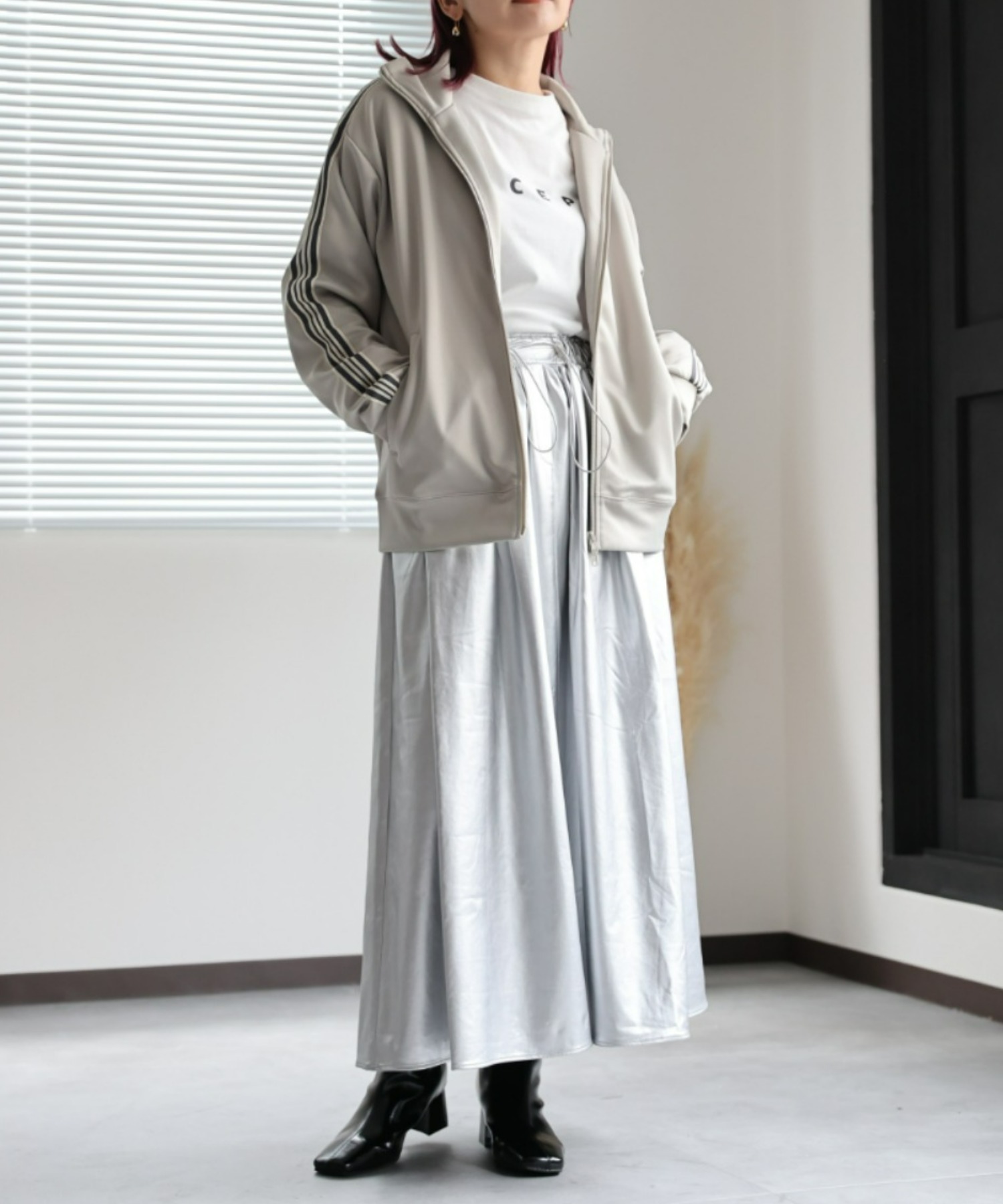 model:162㎝　着用サイズ:FREE