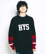 HYS LOGOアップリケ プルオーバー