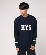 HYS LOGOアップリケ プルオーバー