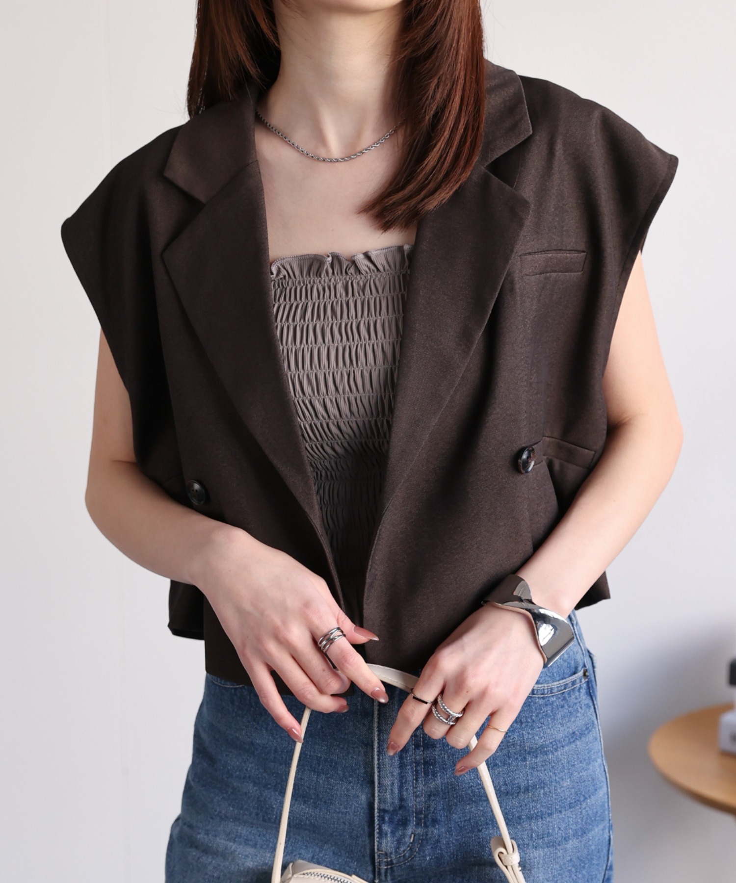 model：162㎝着用サイズ：F